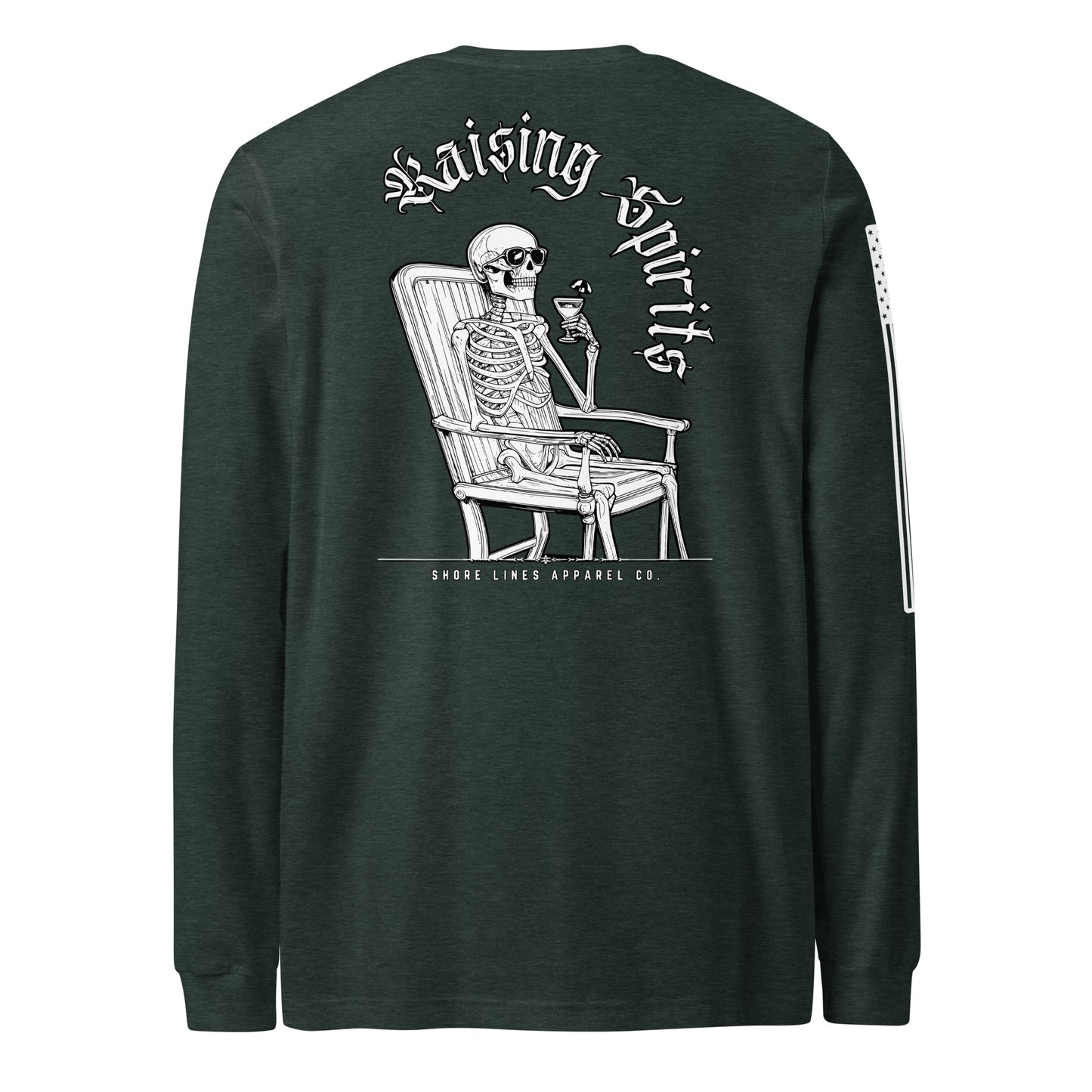 Raising Spirits | Long Sleeve P-forest-Shore Lines Apparel Co.