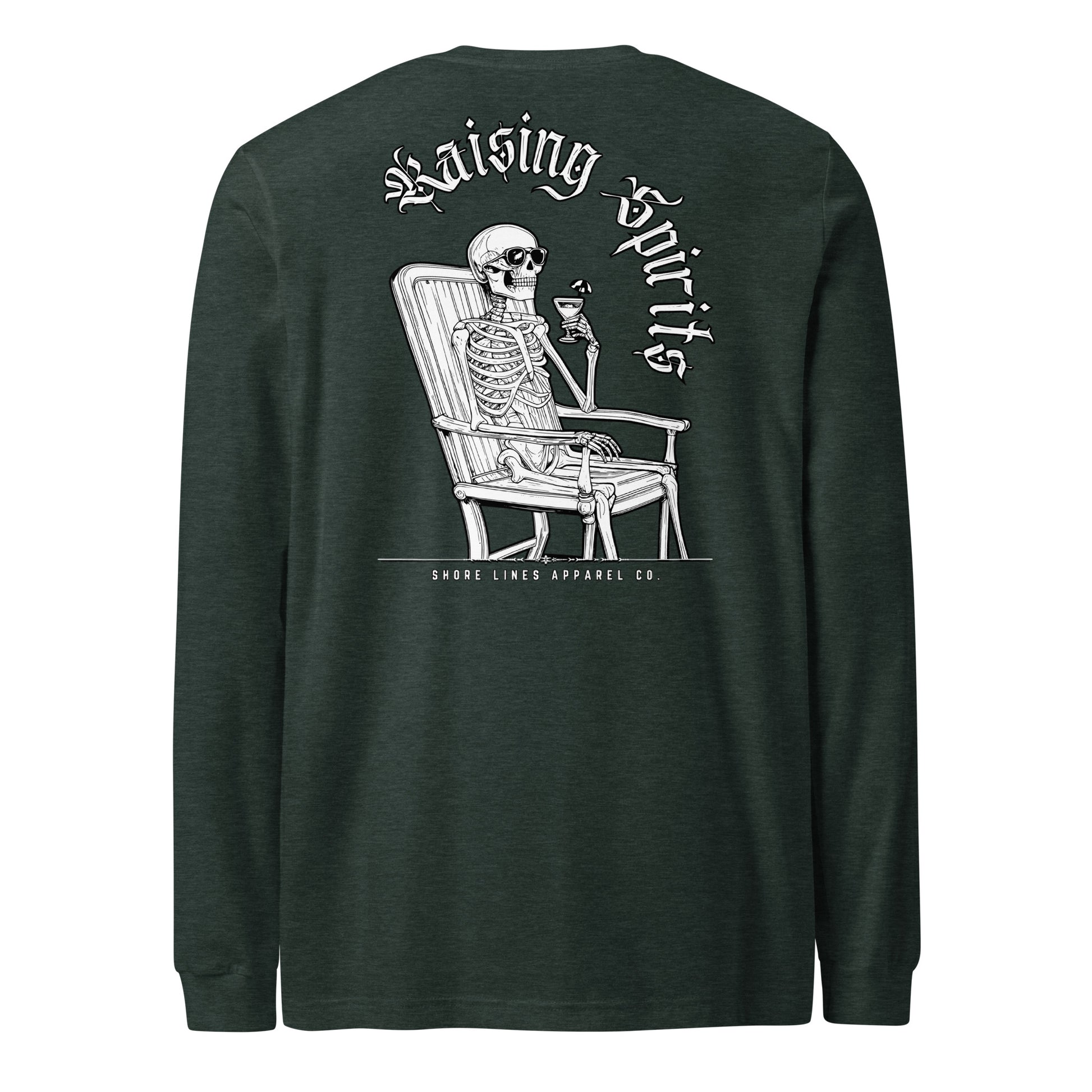 Raising Spirits | Long Sleeve-forest-Shore Lines Apparel Co.