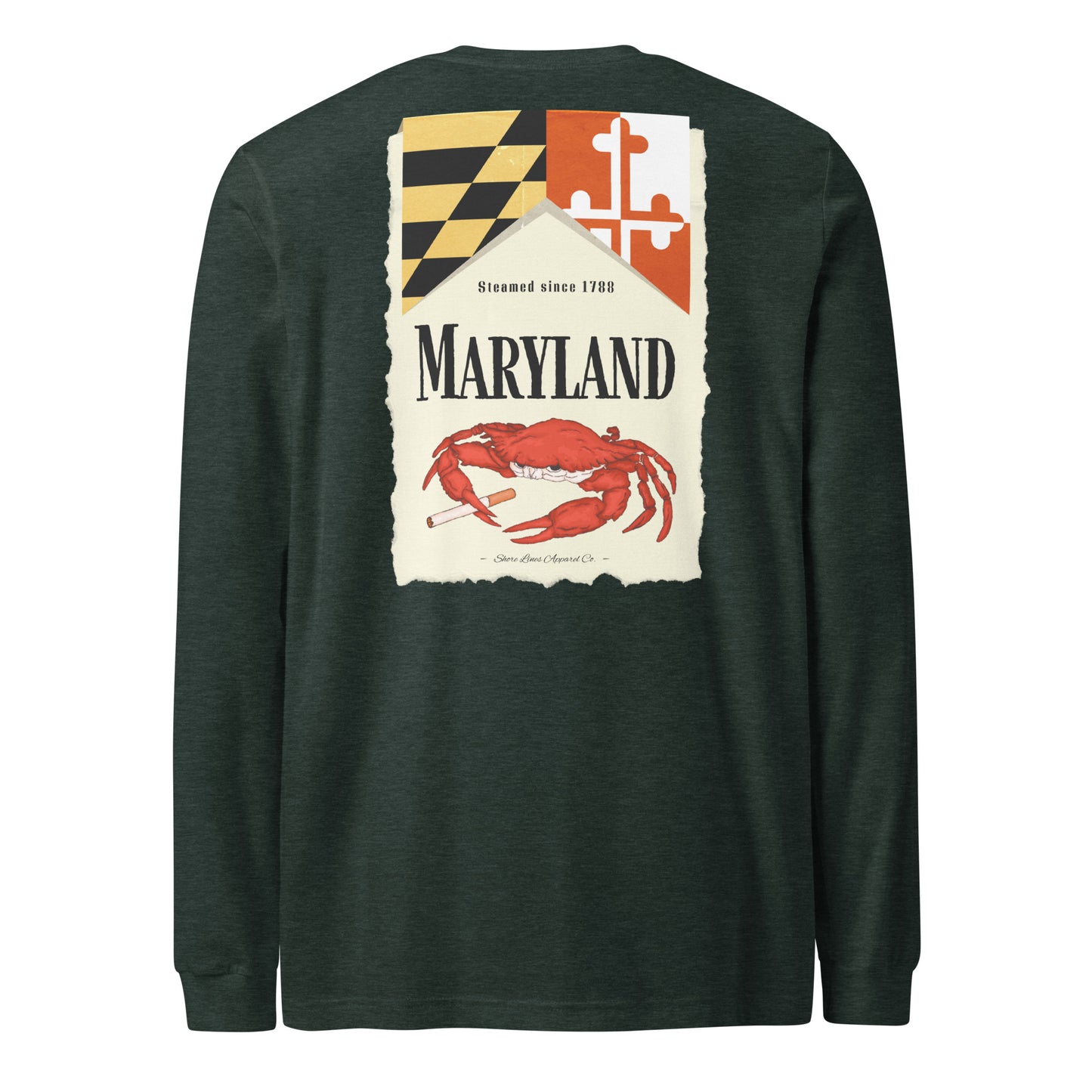 Maryland | Long Sleeve-forest-Shore Lines Apparel Co.