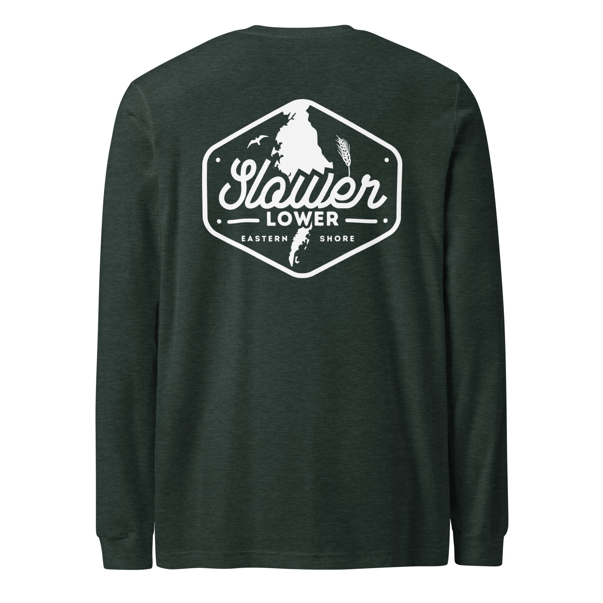Slower Lower | Long Sleeve-forest-Shore Lines Apparel Co.™