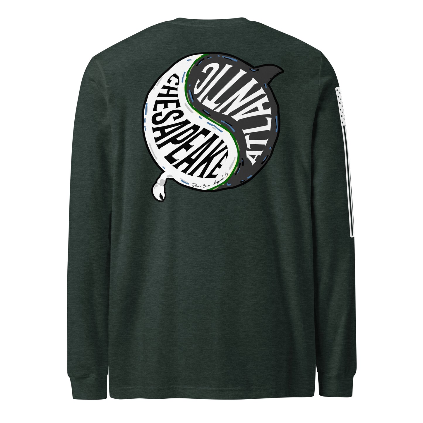 Chesapeake Atlantic | Long Sleeve P-forest-Shore Lines Apparel Co.™