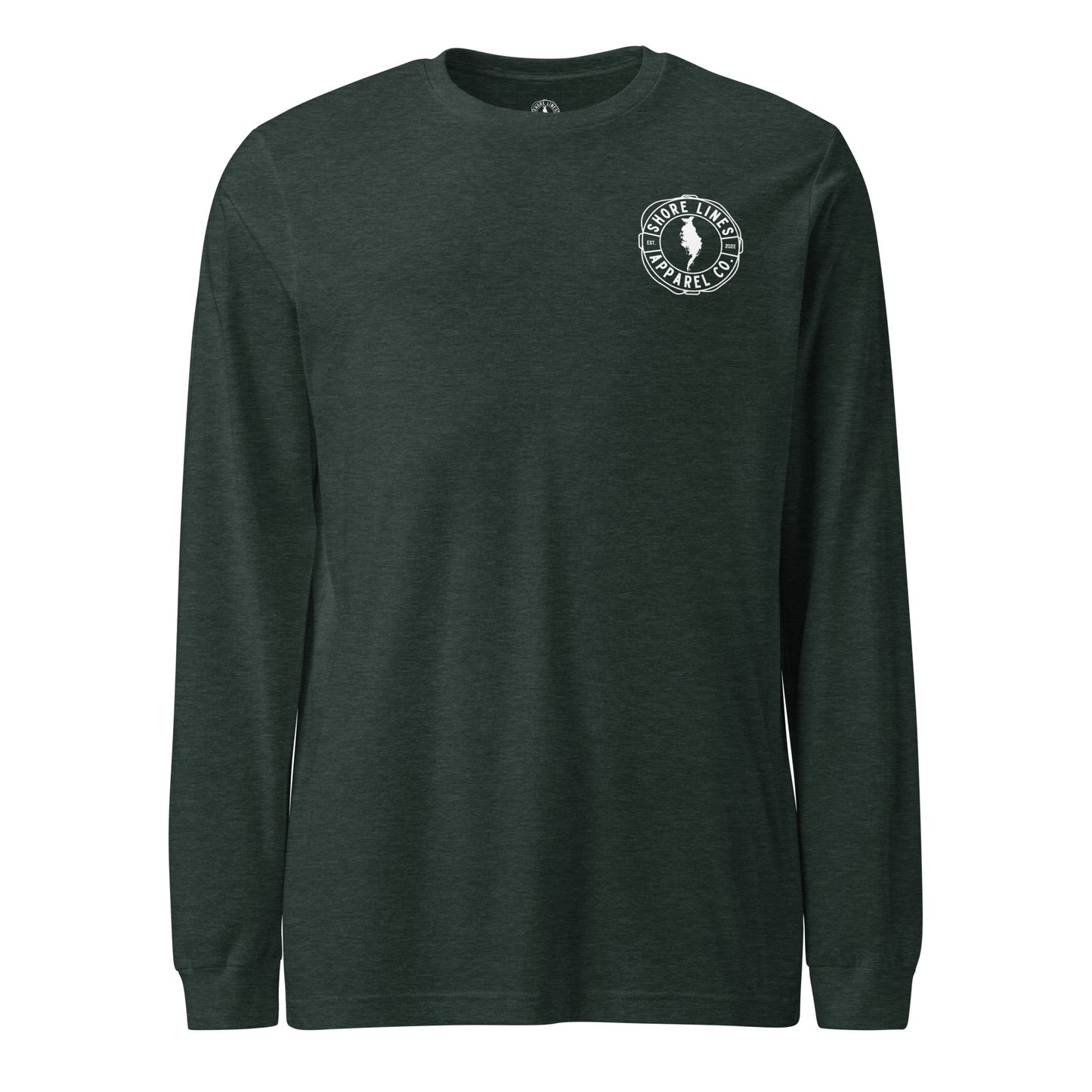 LOCAL (pink) | Long Sleeve-forest-Shore Lines Apparel Co.