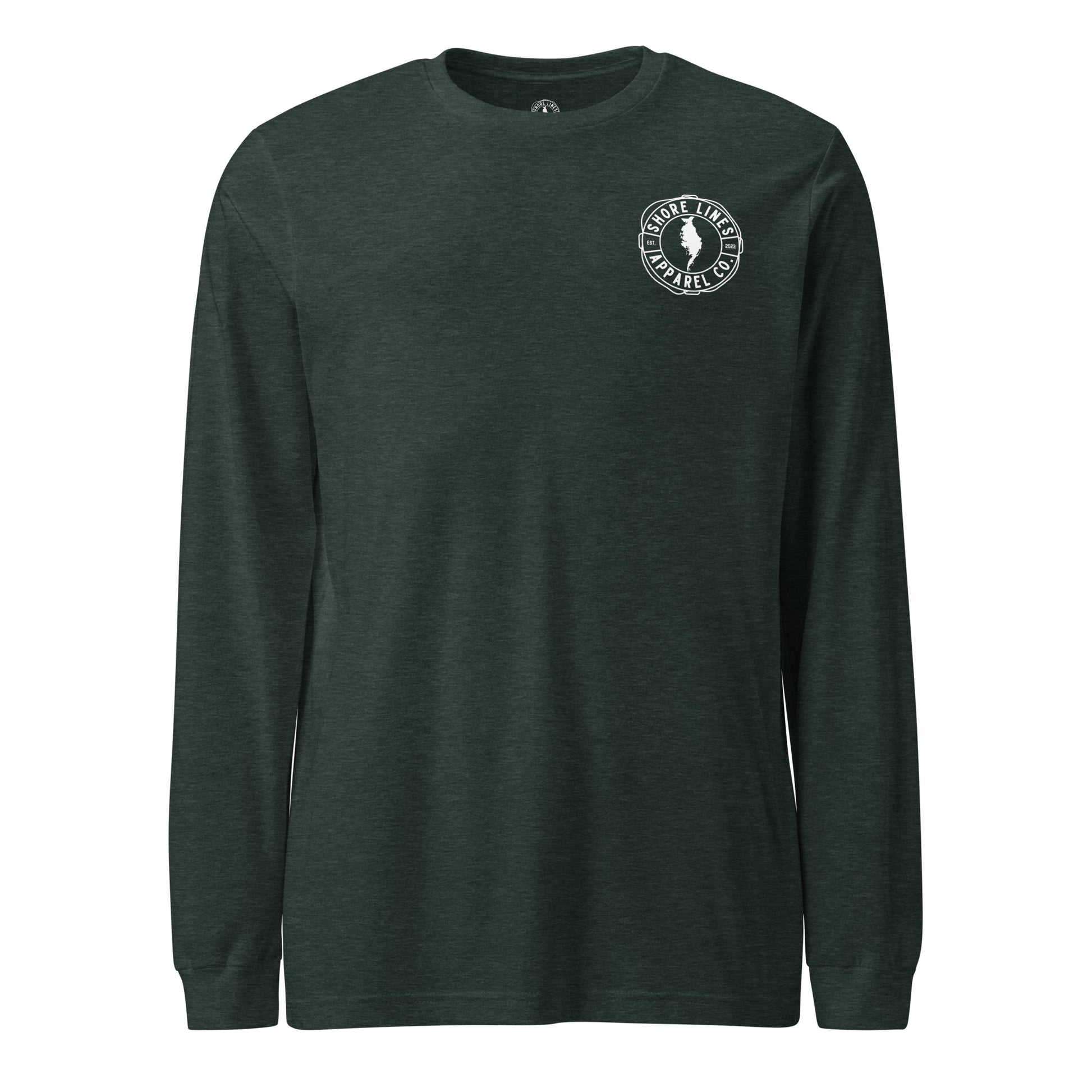 LOCAL (pink) | Long Sleeve-forest-Shore Lines Apparel Co.