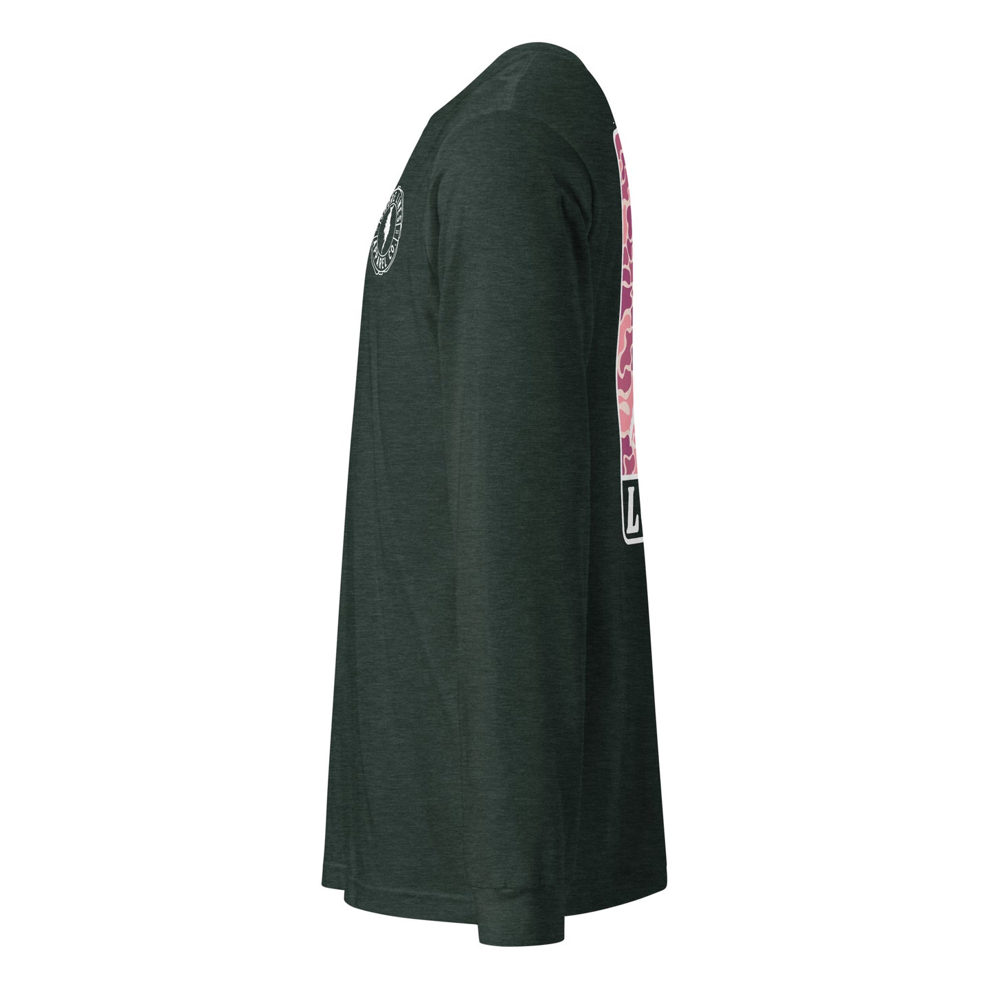 LOCAL (pink) | Long Sleeve-forest-Shore Lines Apparel Co.