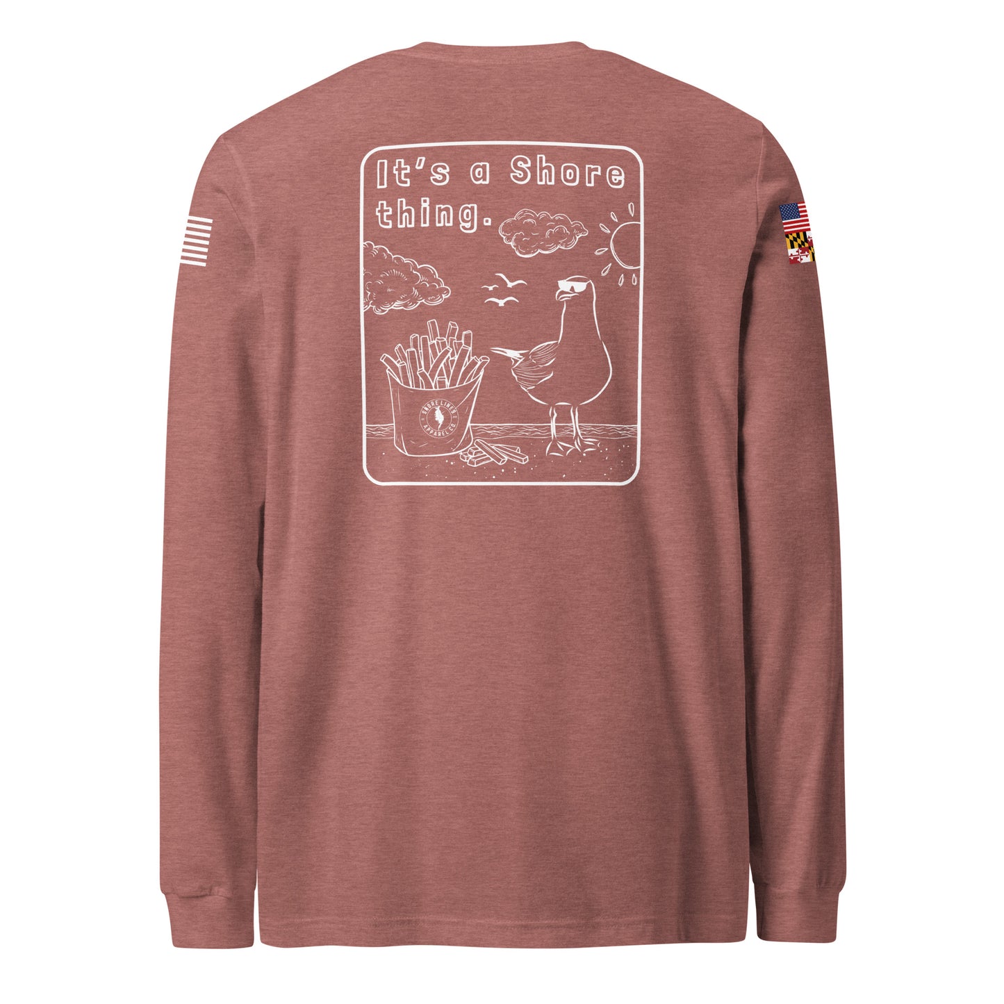 A Shore Thing | Core LS P-mauve-Shore Lines Apparel Co.