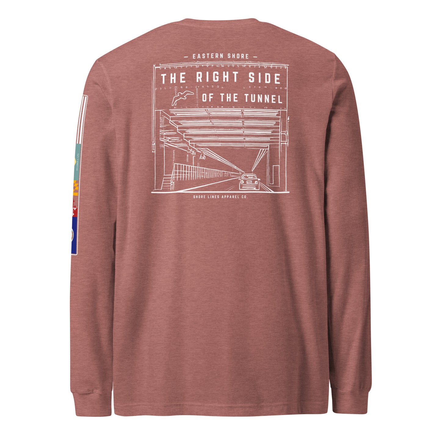 The Right Side CBBT | Core LS P-mauve-Shore Lines Apparel Co.