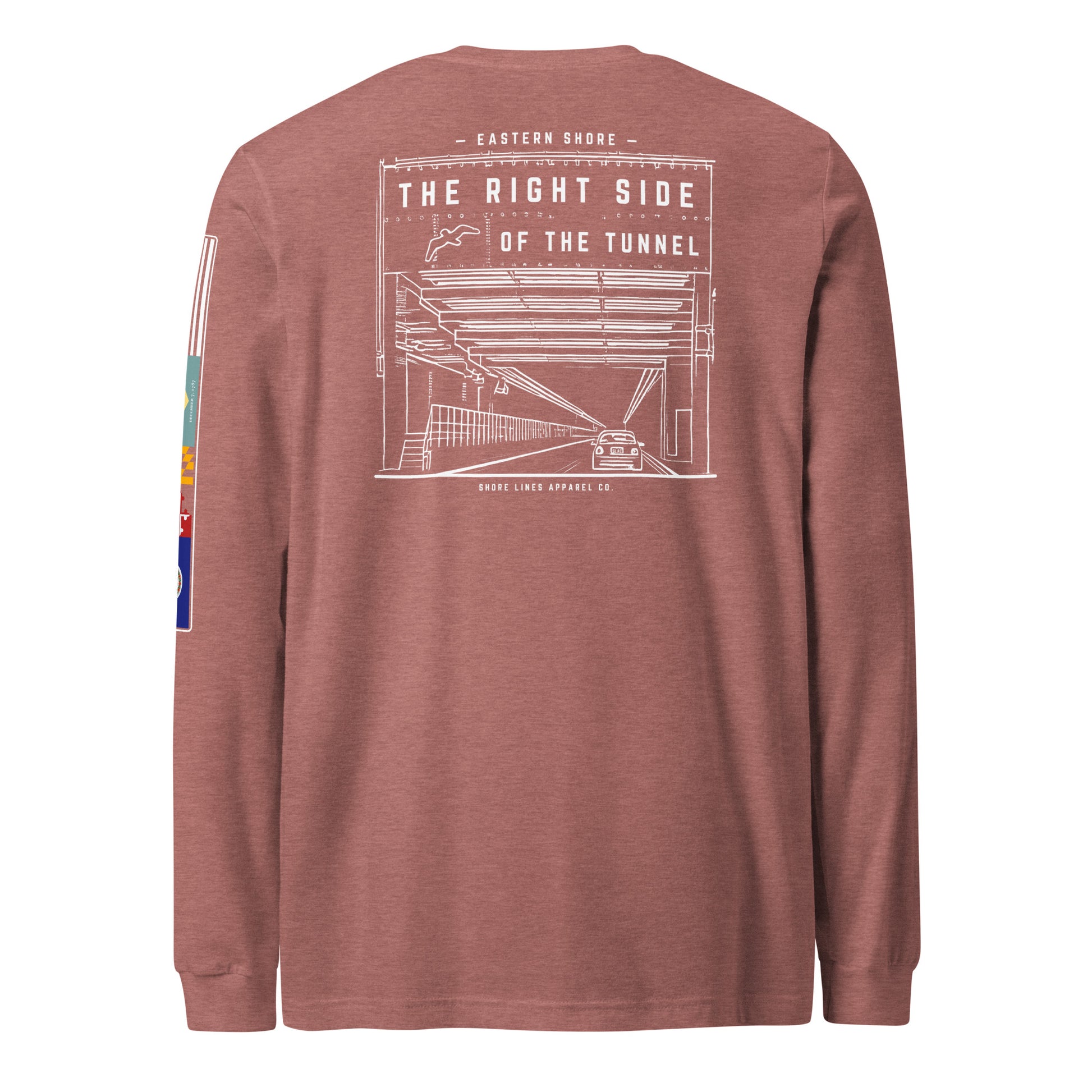 The Right Side CBBT | Core LS P-mauve-Shore Lines Apparel Co.