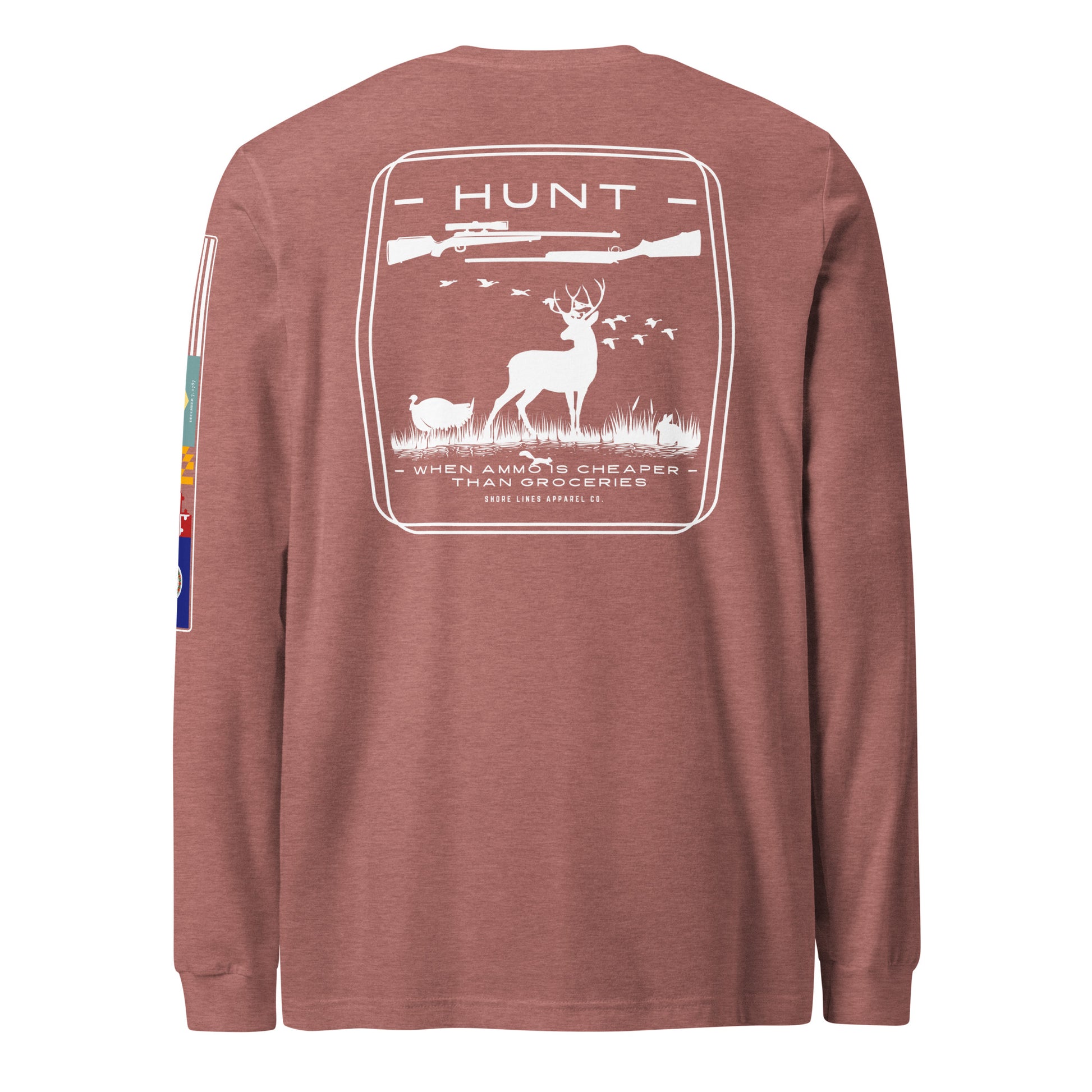 Hunt | Core LS P-mauve-Shore Lines Apparel Co.