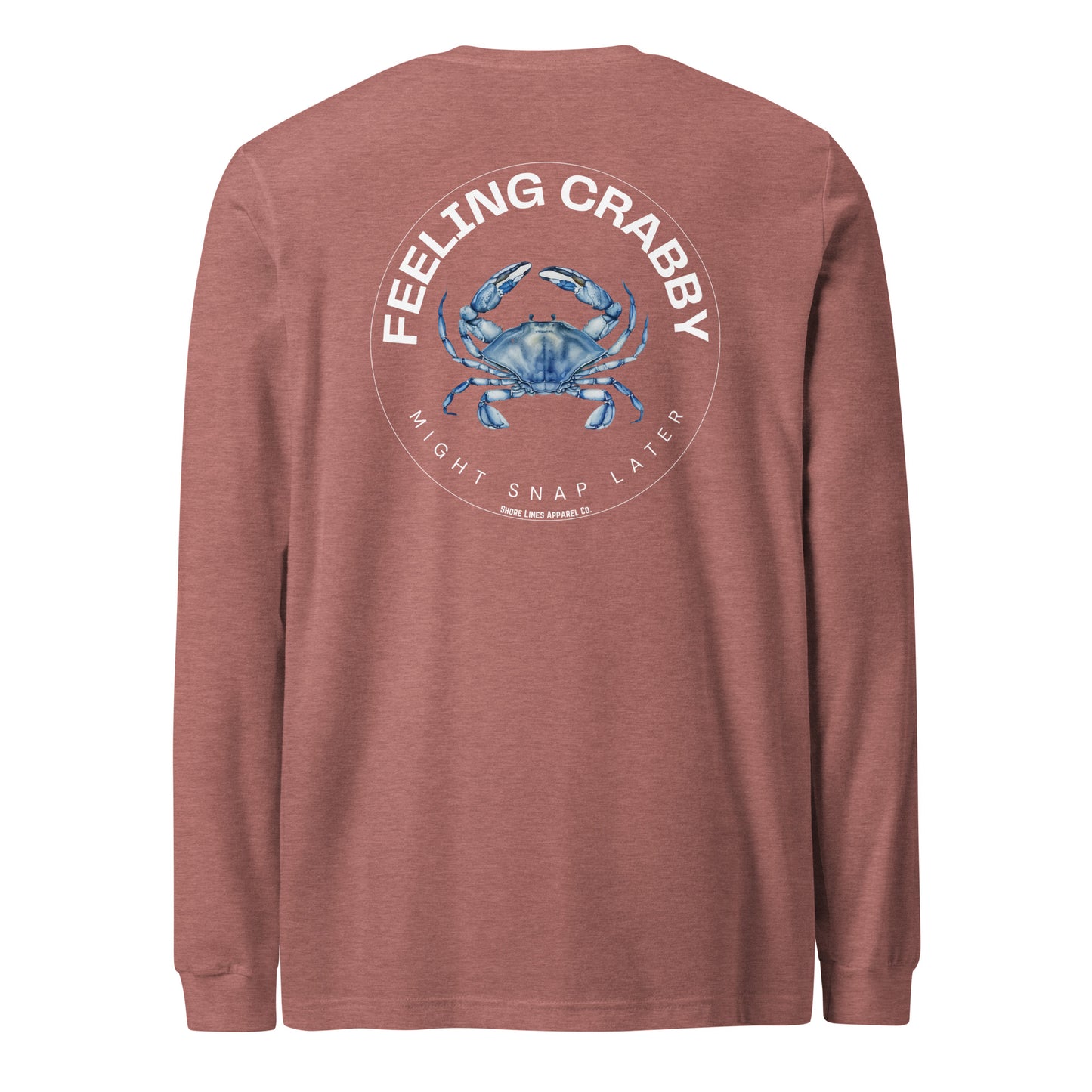 Feeling Crabby | Core LS-mauve-Shore Lines Apparel Co.