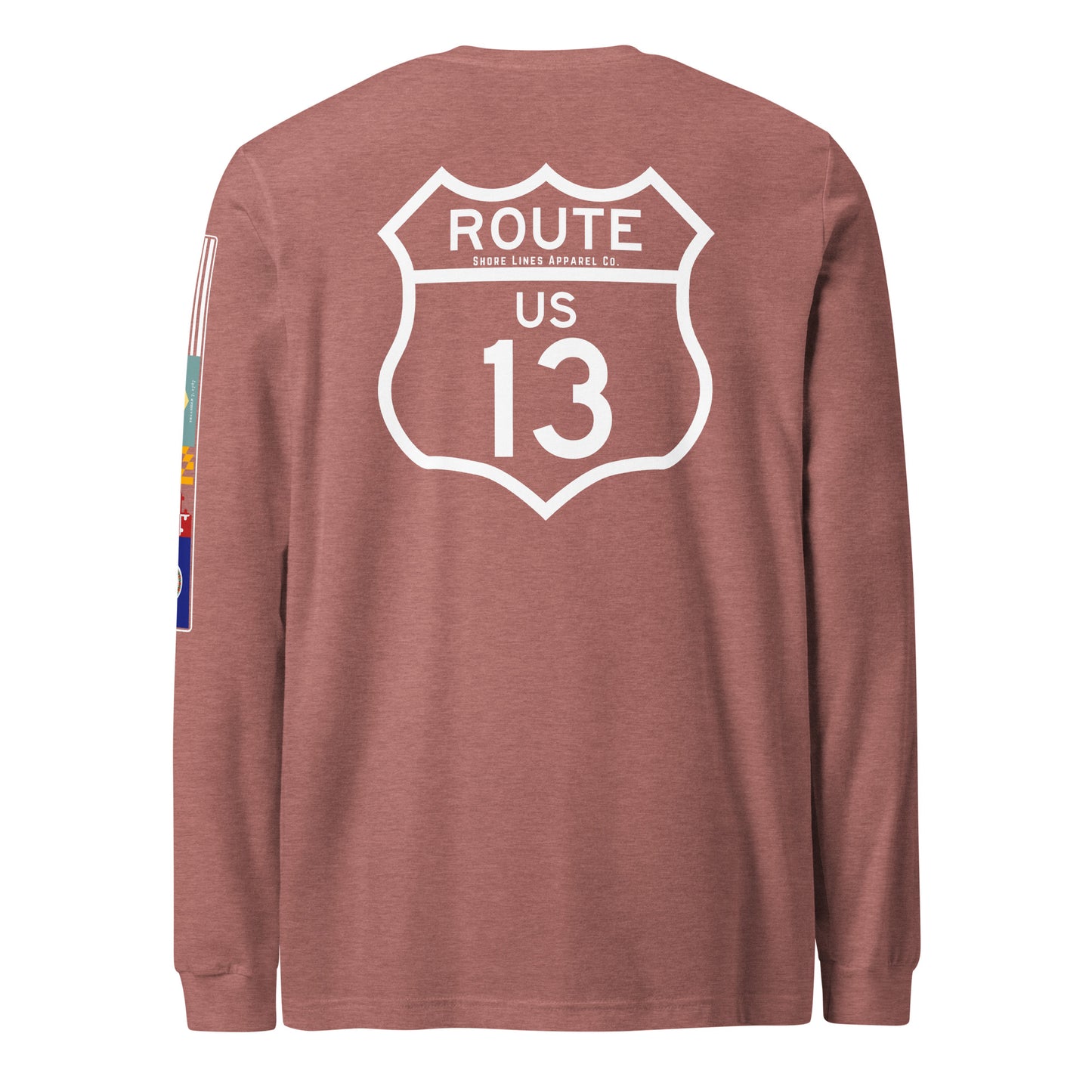 Route 13 | Core LS P-mauve-Shore Lines Apparel Co.