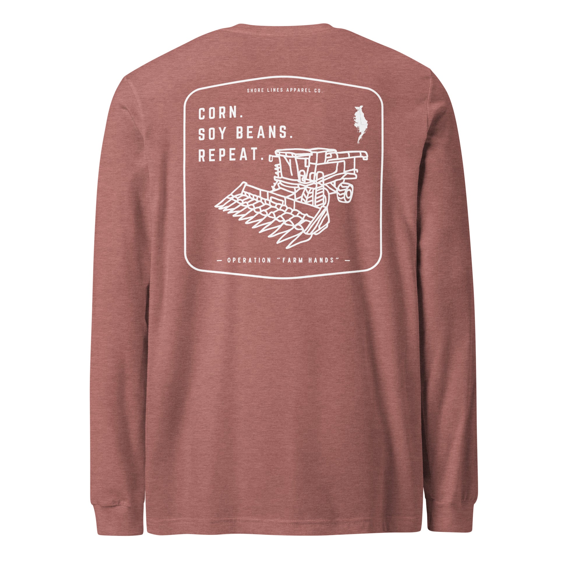 Operation Farm Hands | Core LS-mauve-Shore Lines Apparel Co.