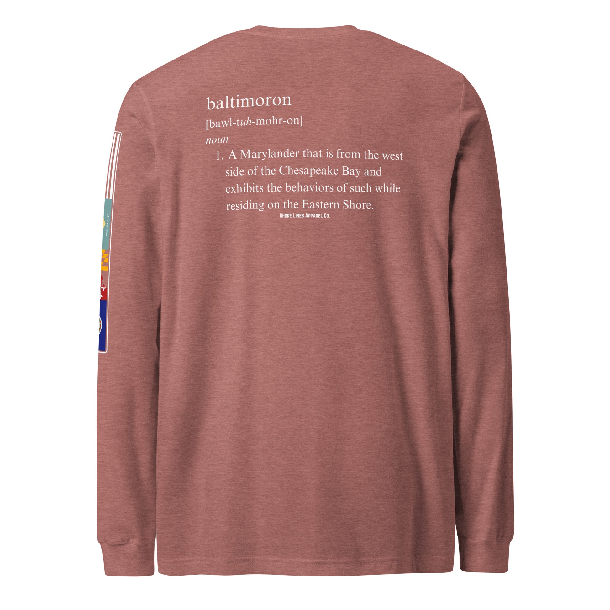 Baltimoron | Core LS P-mauve-Shore Lines Apparel Co.