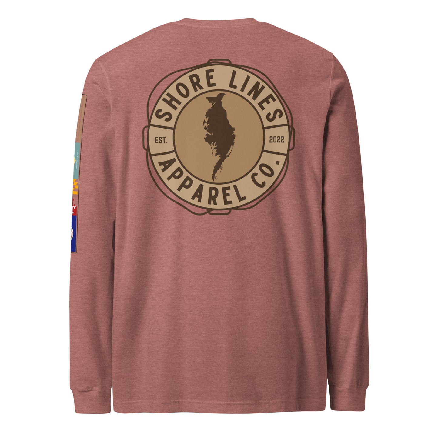 Shore Lines™ Espresso | Core LS P-mauve-Shore Lines Apparel Co.