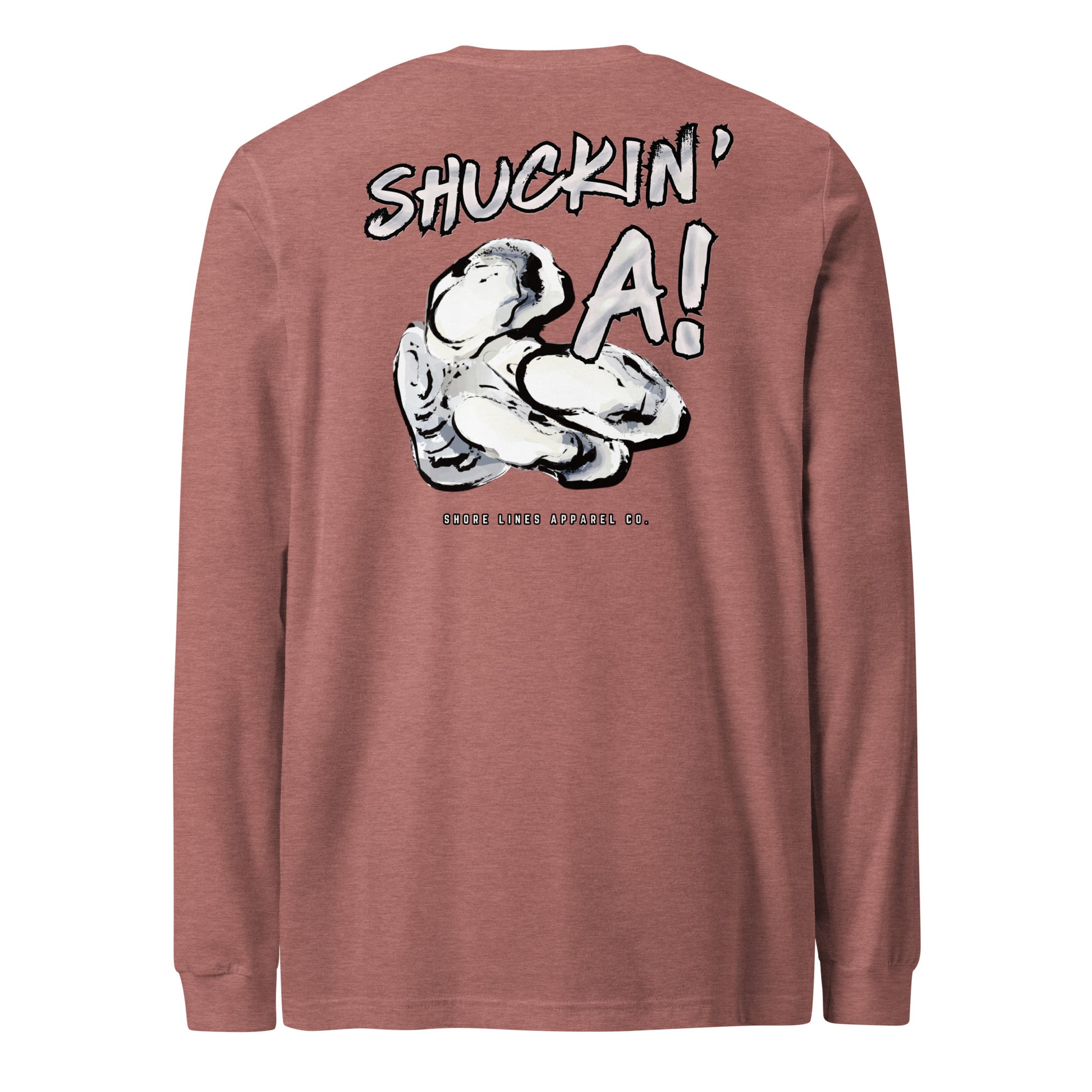 Shuckin A | Core LS-mauve-Shore Lines Apparel Co.