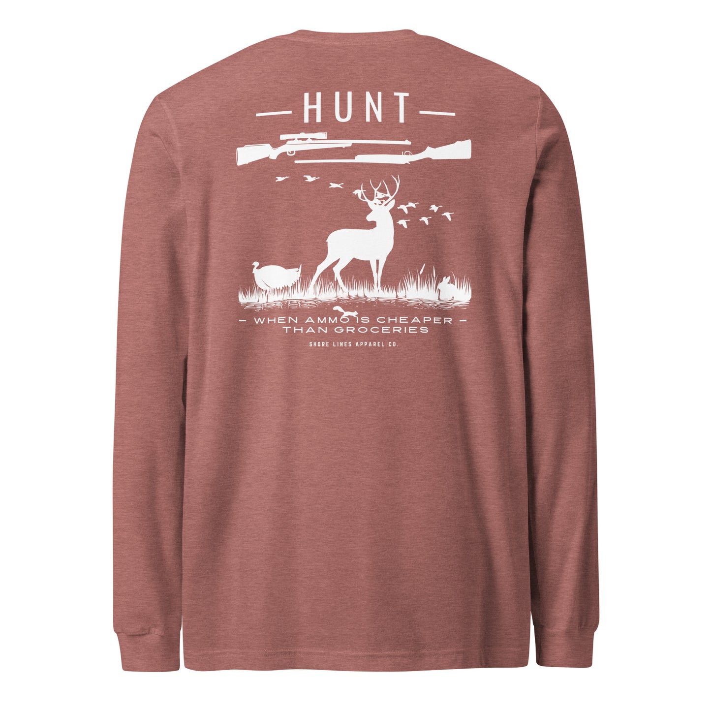 Hunt | Core LS-mauve-Shore Lines Apparel Co.