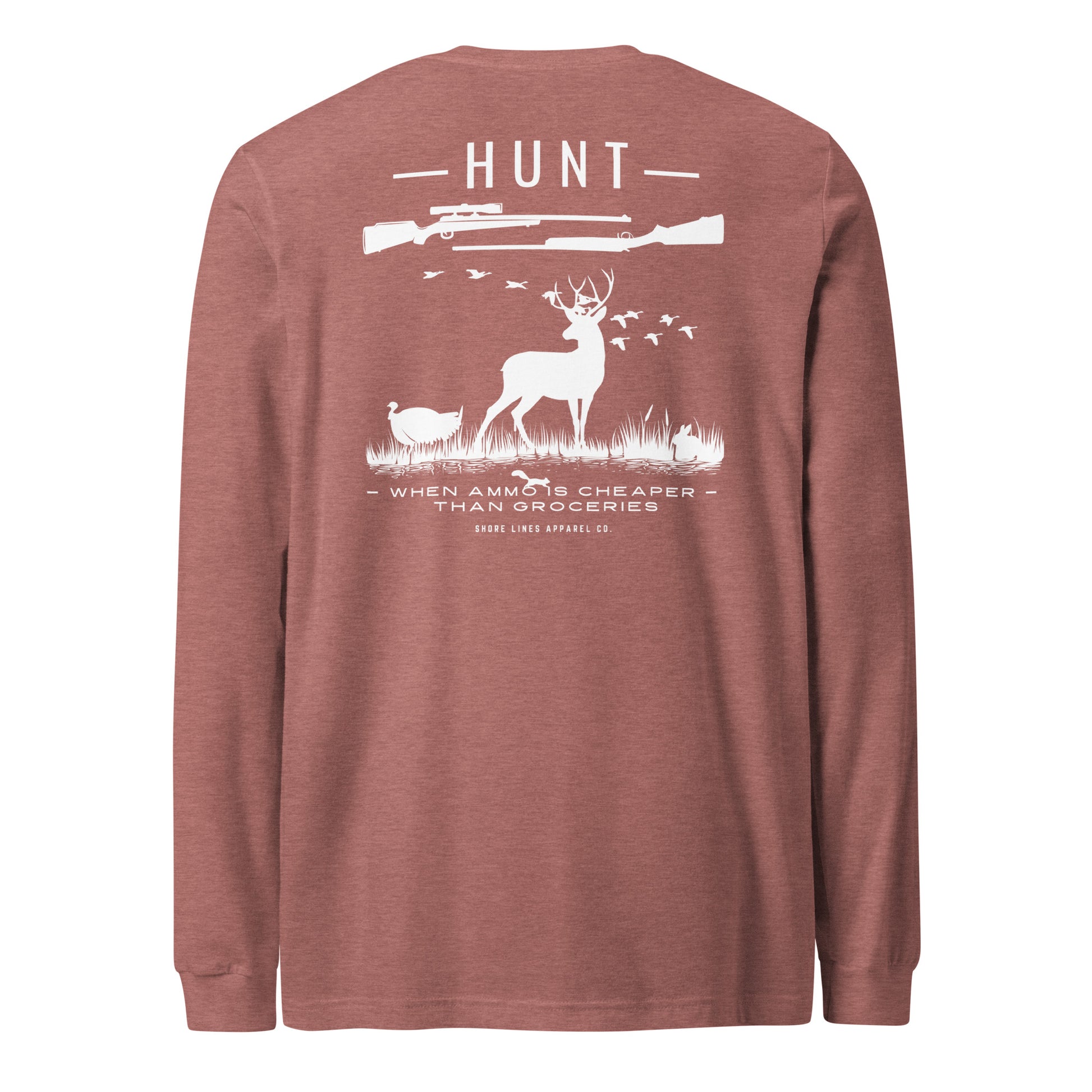 Hunt | Core LS-mauve-Shore Lines Apparel Co.