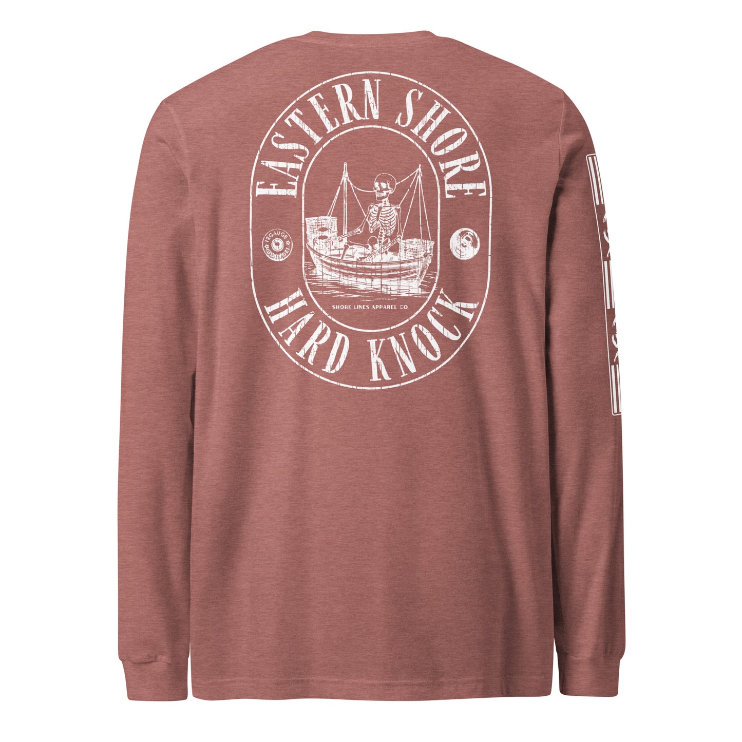 Eastern Shore Hard Knock | Long Sleeve P-mauve-Shore Lines Apparel Co.