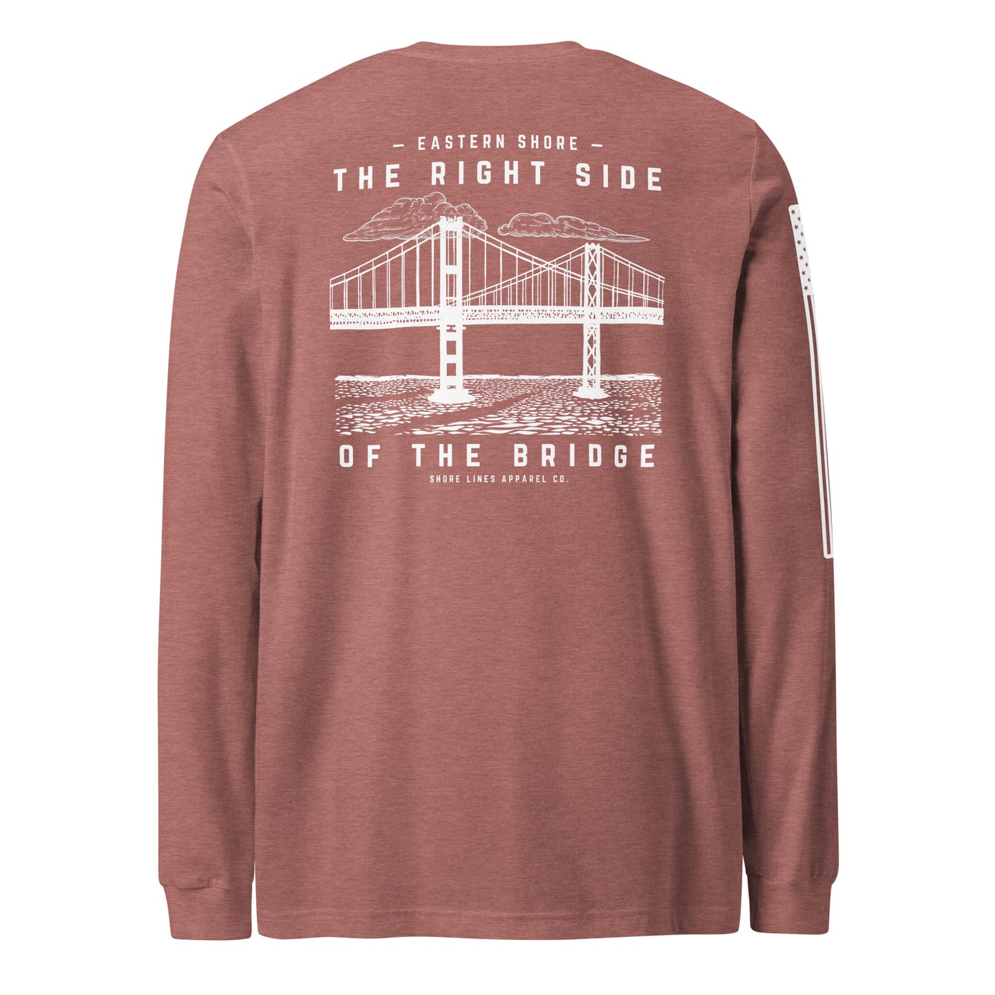 The Right Side CBB | Long Sleeve P-mauve-Shore Lines Apparel Co.