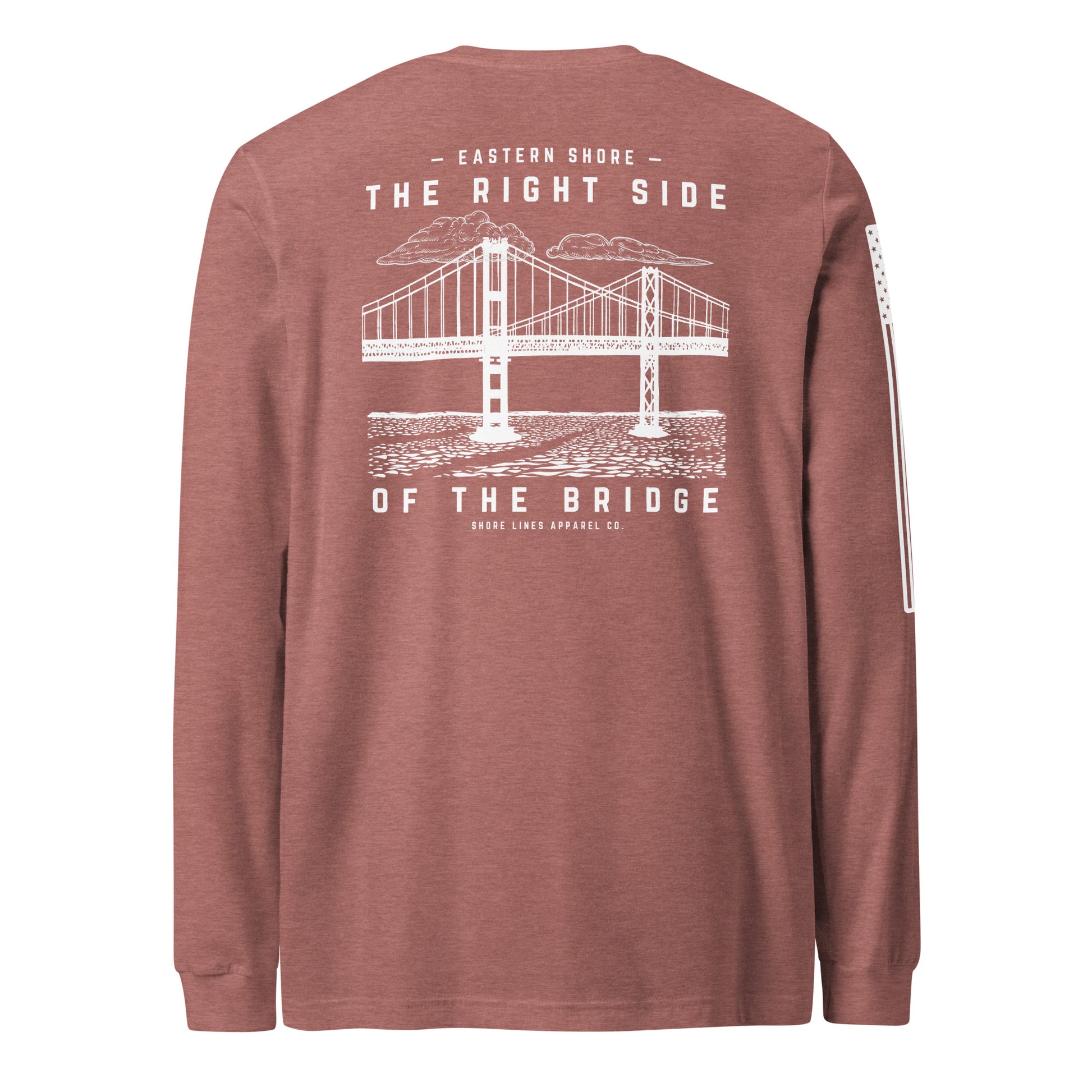 The Right Side CBB | Long Sleeve P-mauve-Shore Lines Apparel Co.