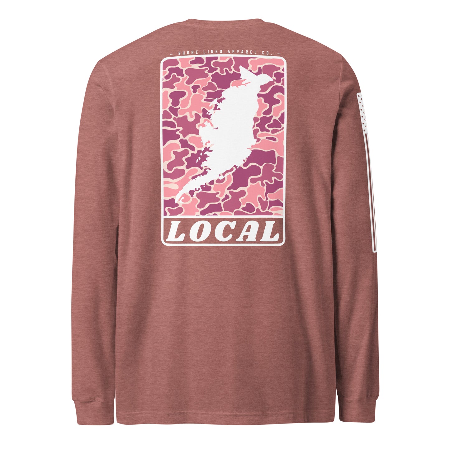 LOCAL (pink) | Long Sleeve P-mauve-Shore Lines Apparel Co.
