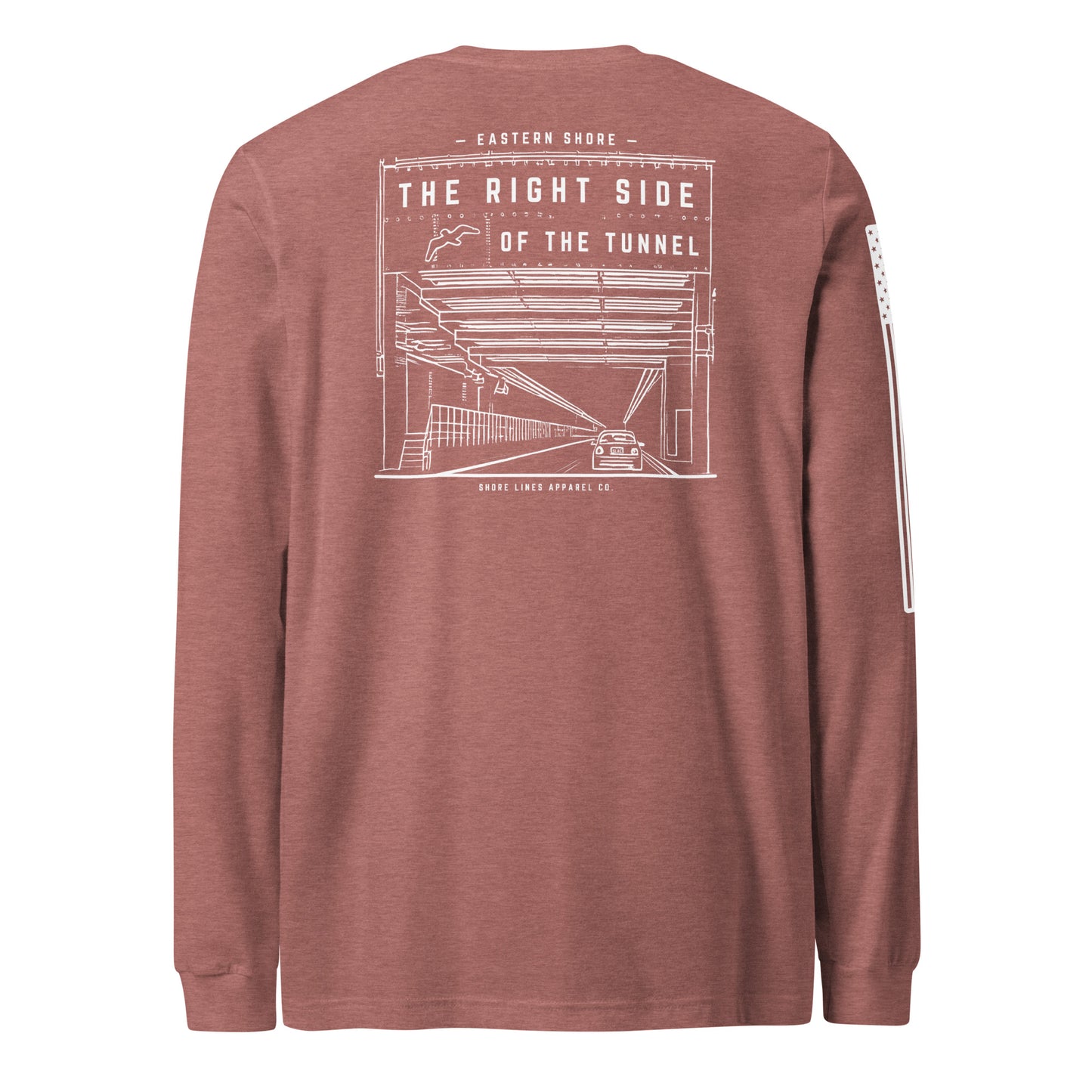 The Right Side CBBT | Long Sleeve P-mauve-Shore Lines Apparel Co.