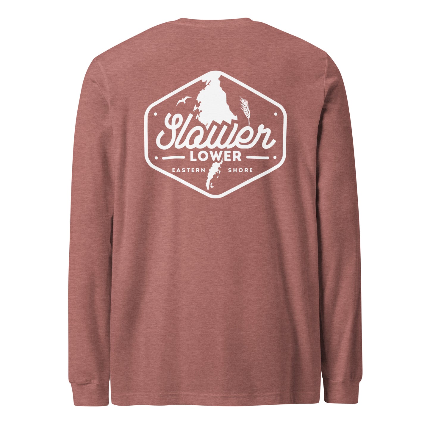 Slower Lower | Long Sleeve-mauve-Shore Lines Apparel Co.™