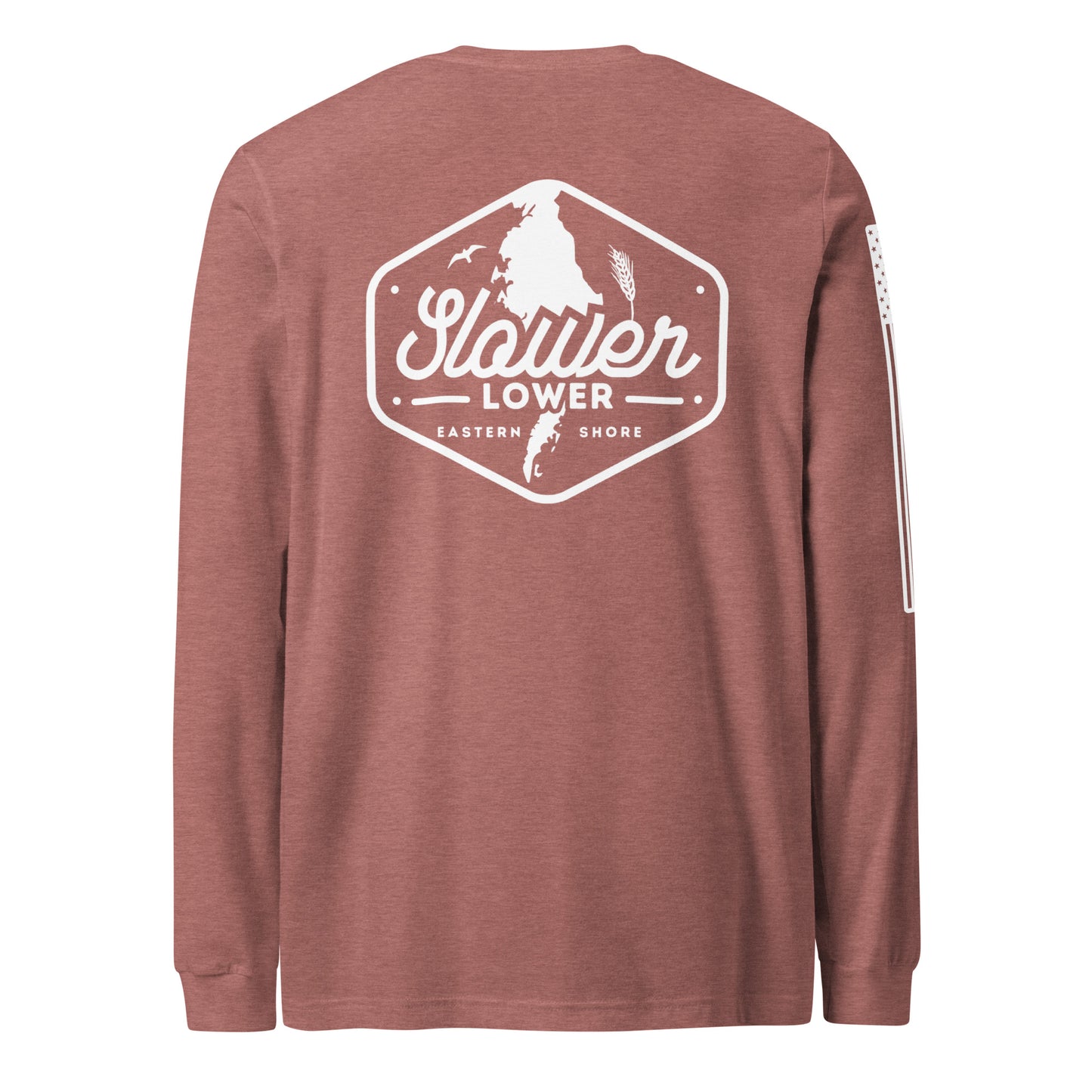 Slower Lower | Long Sleeve P-mauve-Shore Lines Apparel Co.™
