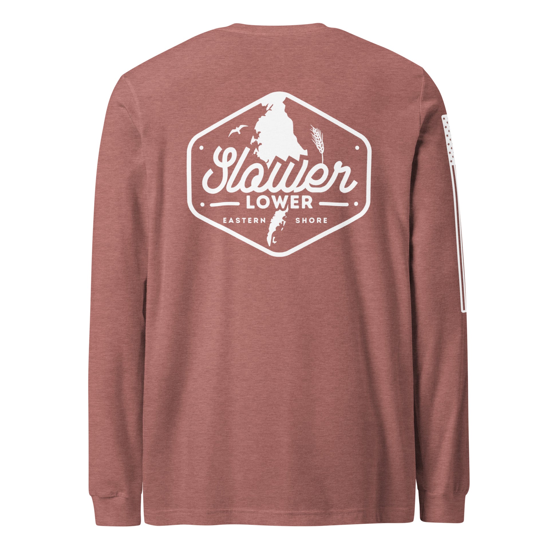 Slower Lower | Long Sleeve P-mauve-Shore Lines Apparel Co.™