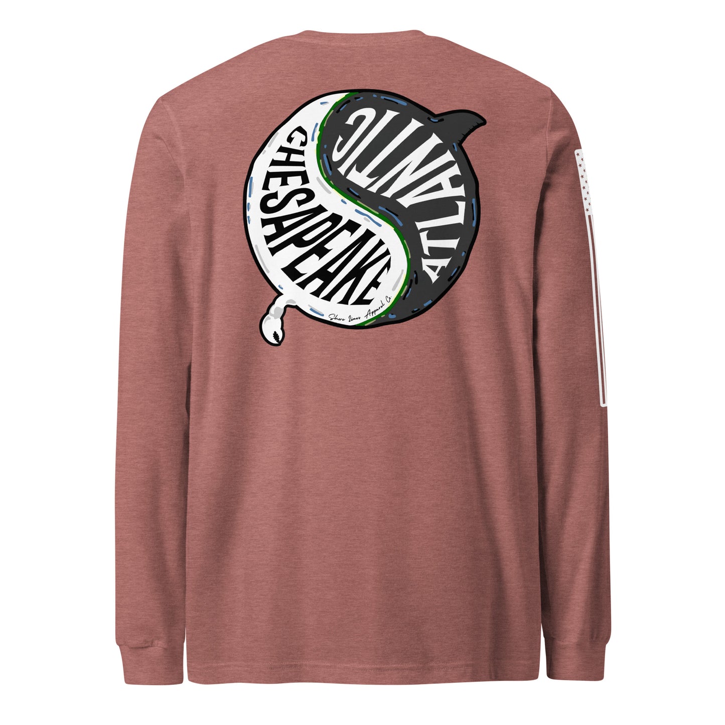 Chesapeake Atlantic | Long Sleeve P-mauve-Shore Lines Apparel Co.™