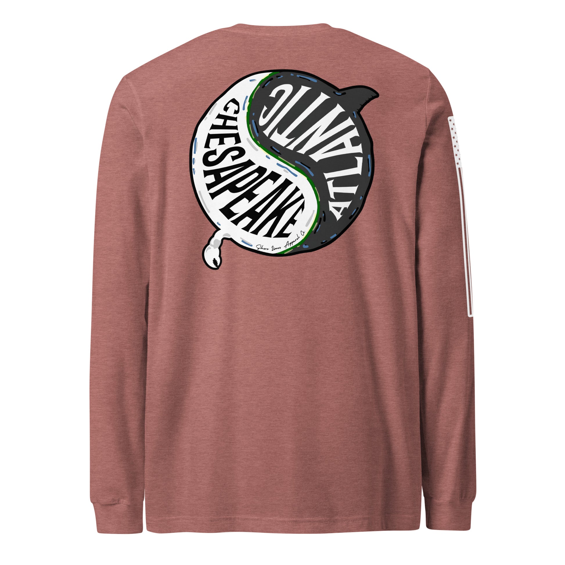 Chesapeake Atlantic | Long Sleeve P-mauve-Shore Lines Apparel Co.™