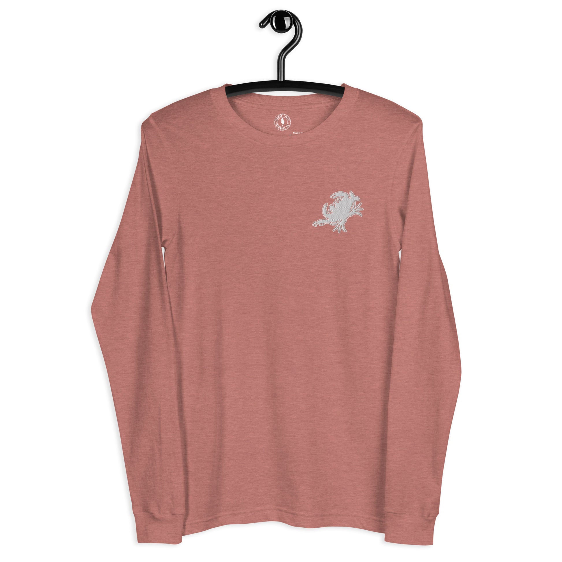 Simple Core LS-mauve-Shore Lines Apparel Co.