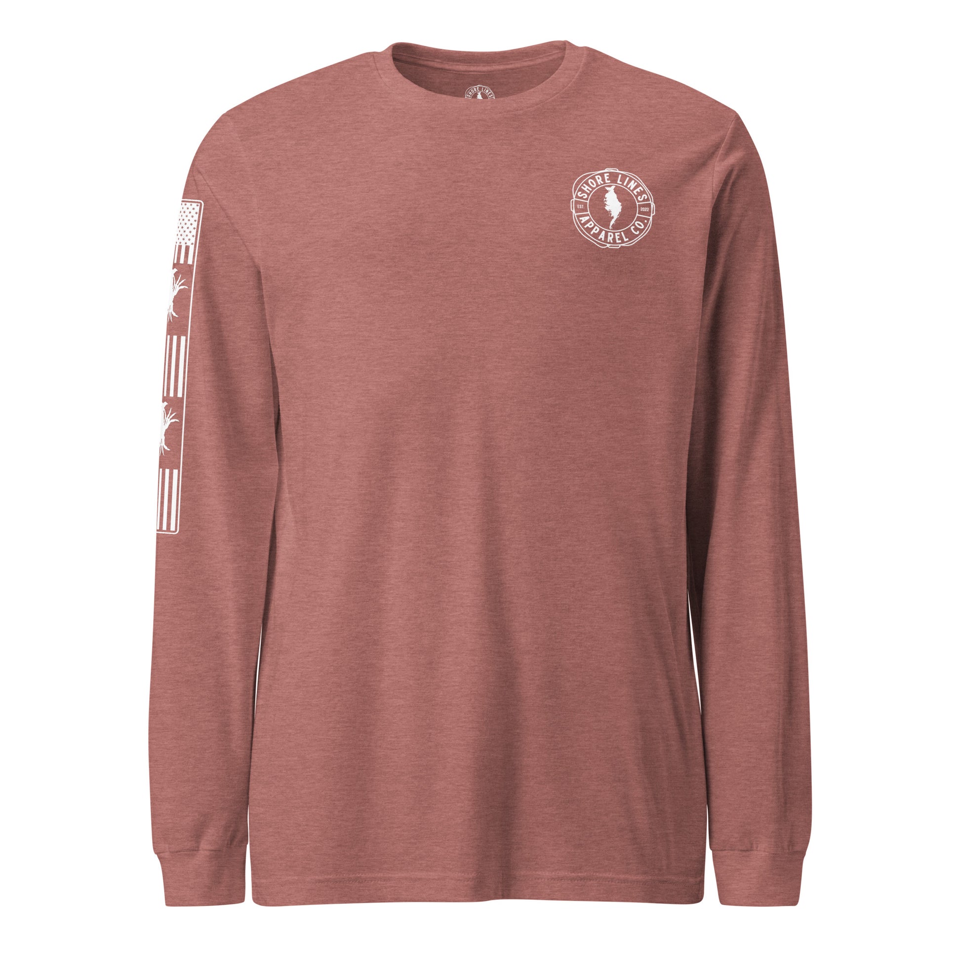 Eastern Shore Hard Knock | Long Sleeve P-mauve-Shore Lines Apparel Co.