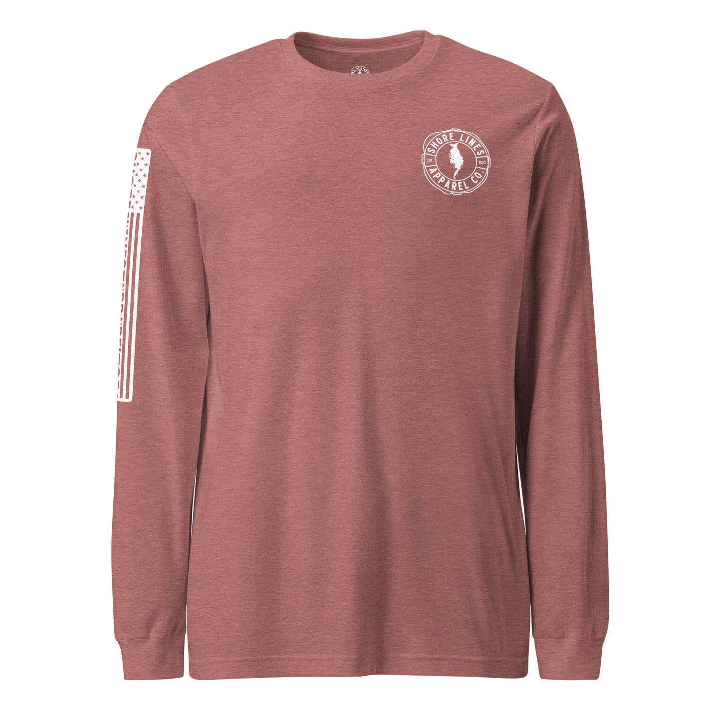 LOCAL (pink) | Long Sleeve P-mauve-Shore Lines Apparel Co.