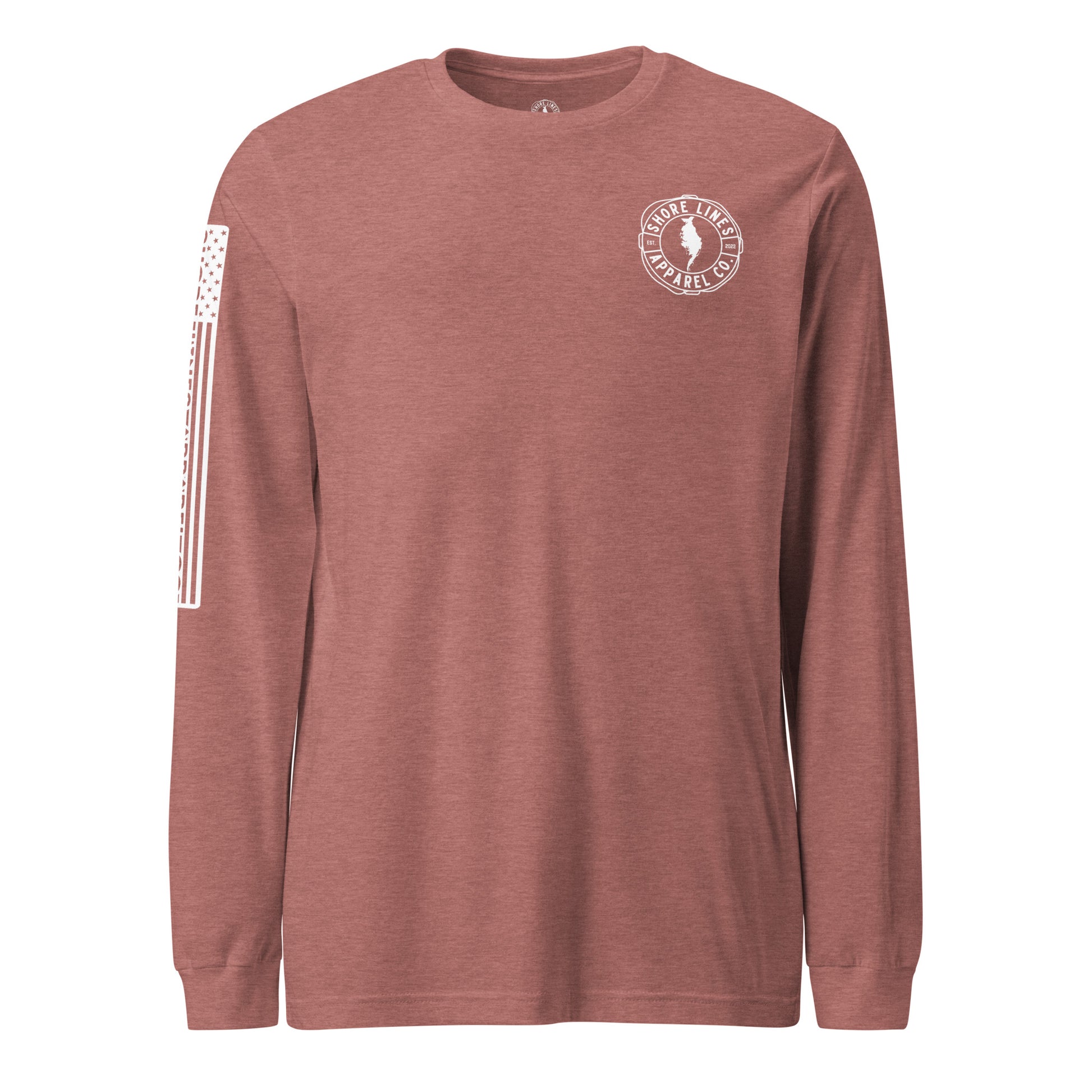 LOCAL (pink) | Long Sleeve P-mauve-Shore Lines Apparel Co.