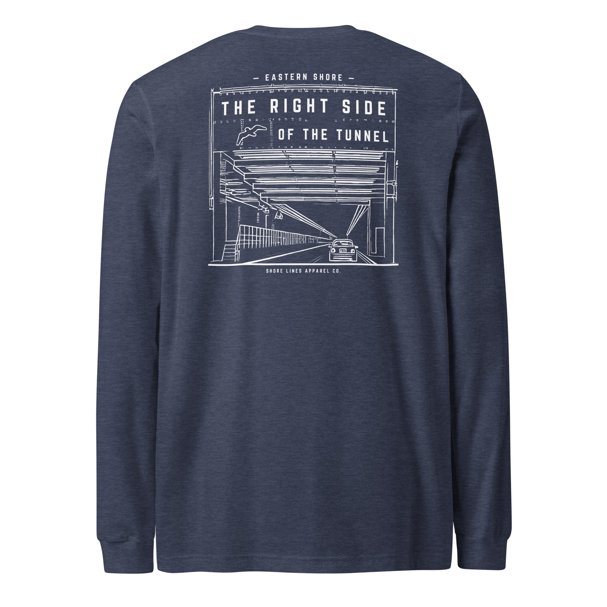 The Right Side CBBT | Core LS-navy-Shore Lines Apparel Co.