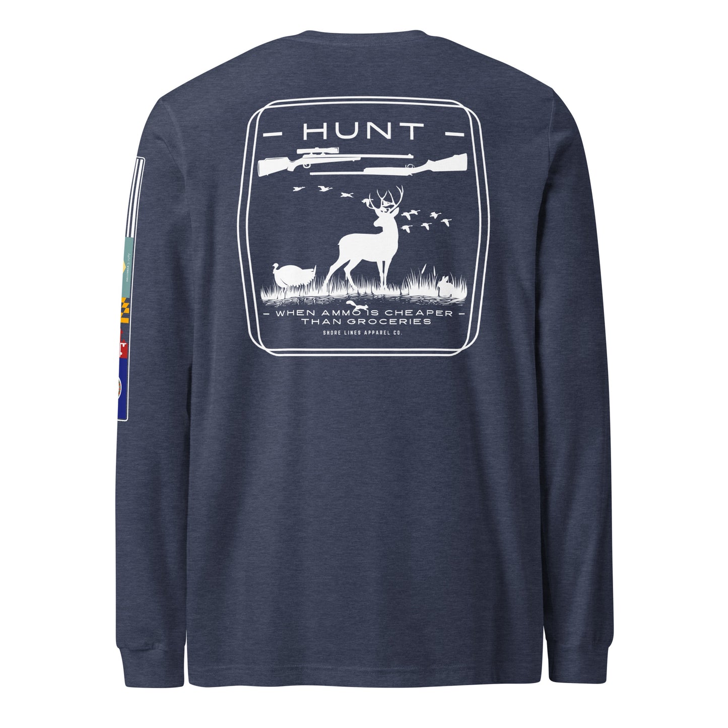 Hunt | Core LS P-navy-Shore Lines Apparel Co.