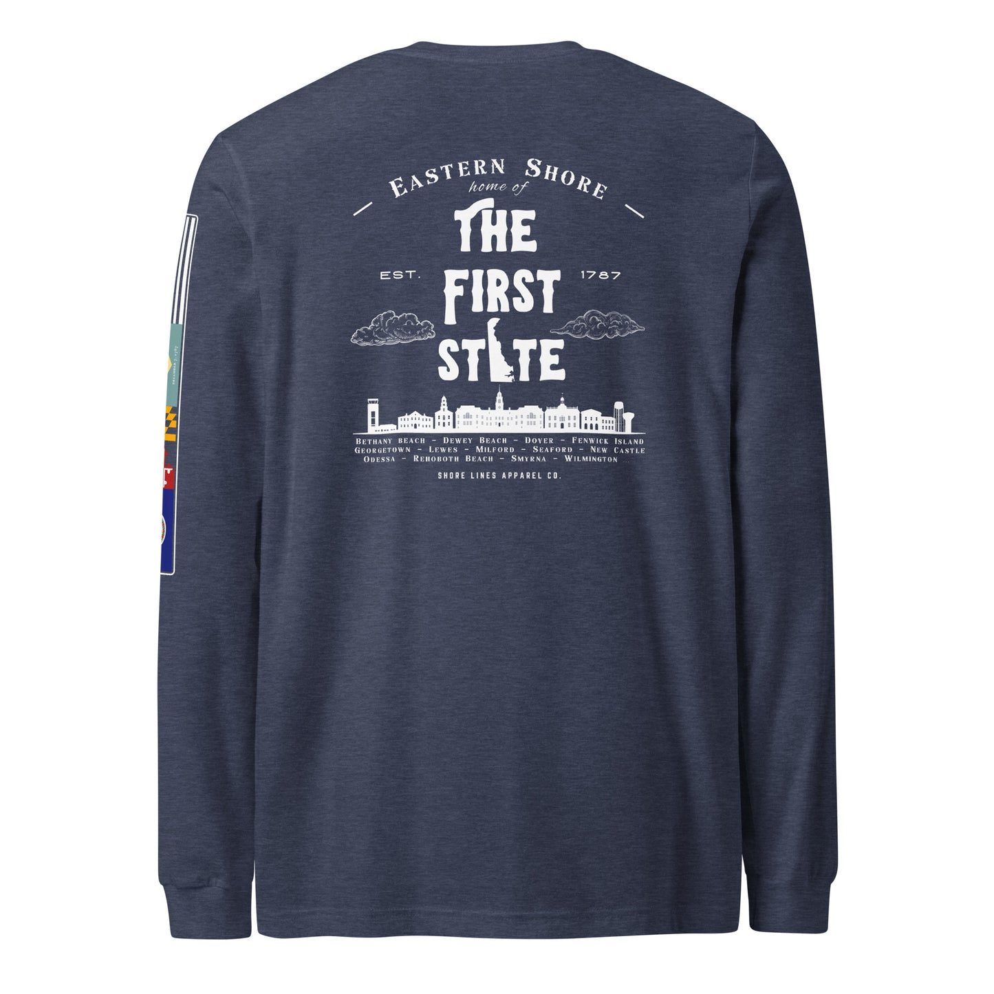 The First State | Core LS P-navy-Shore Lines Apparel Co.