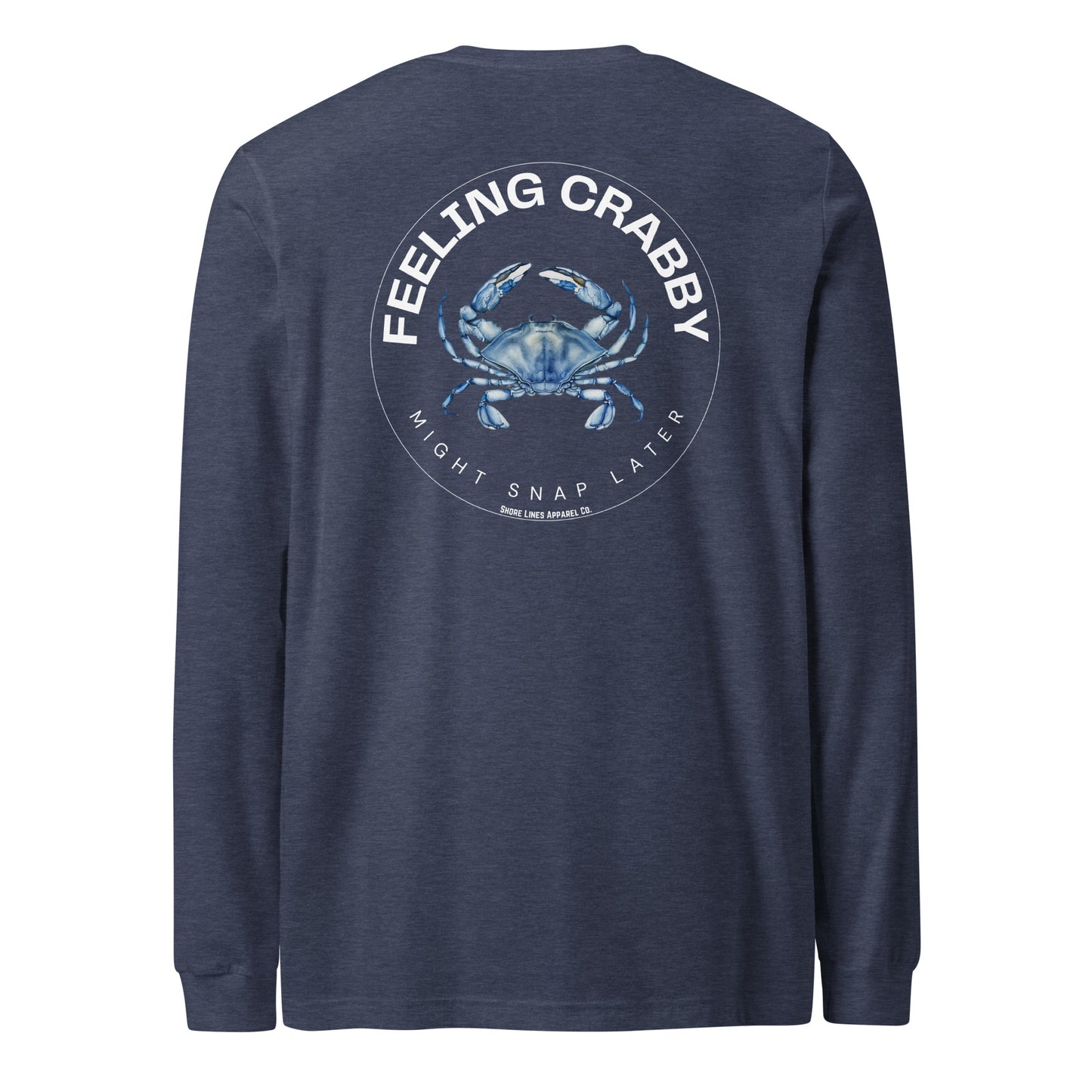 Feeling Crabby | Core LS-navy-Shore Lines Apparel Co.