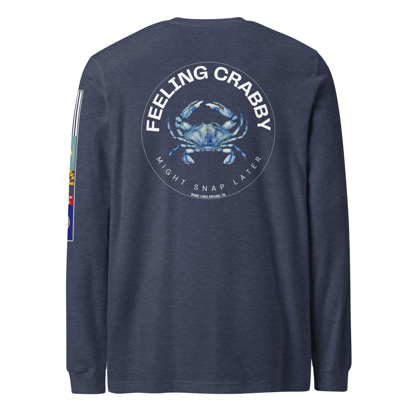 Feeling Crabby | Core LS P-navy-Shore Lines Apparel Co.