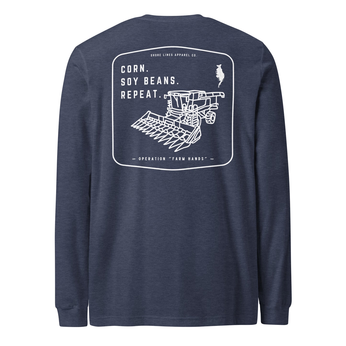 Operation Farm Hands | Core LS-navy-Shore Lines Apparel Co.