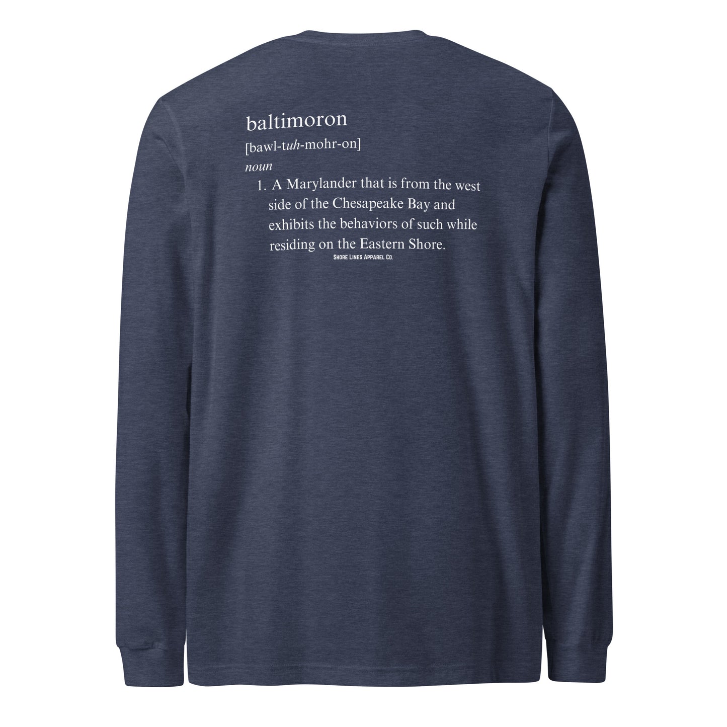 Baltimoron | Core LS-navy-Shore Lines Apparel Co.