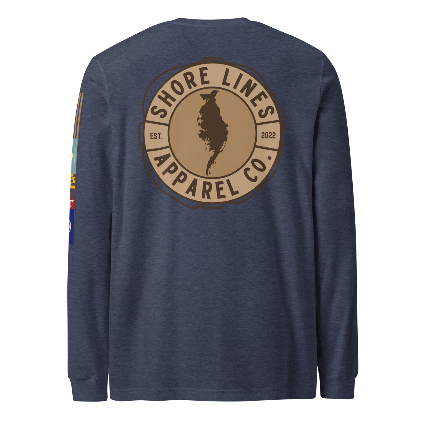 Shore Lines™ Espresso | Core LS P-navy-Shore Lines Apparel Co.