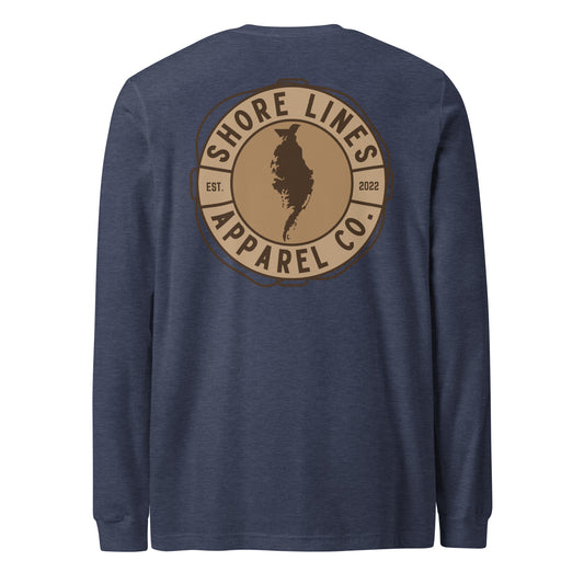 Shore Lines™ Espresso | Core LS-navy-Shore Lines Apparel Co.