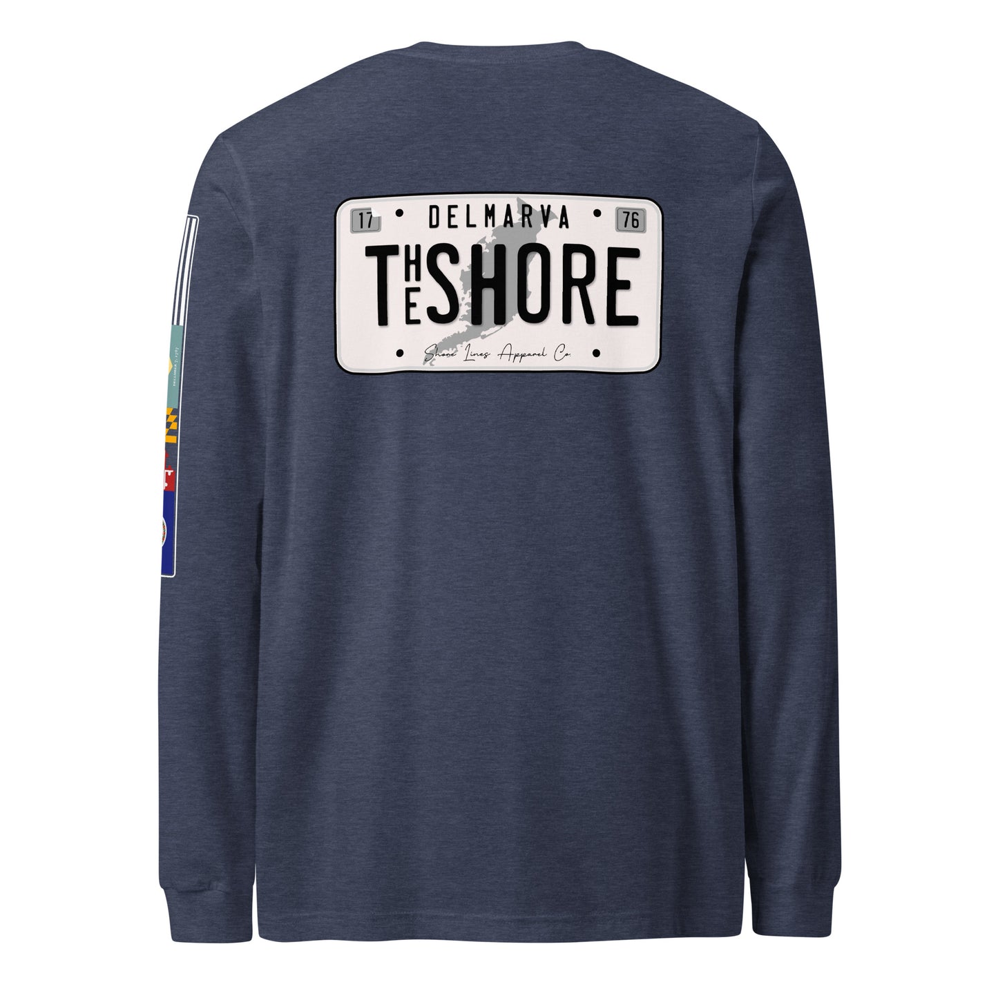 License Plate | Core LS P-navy-Shore Lines Apparel Co.