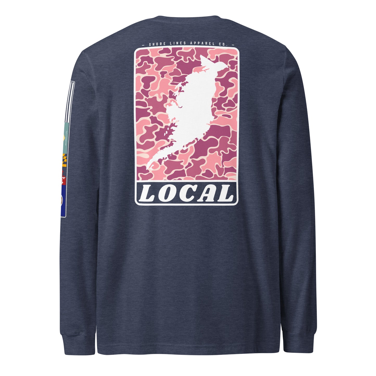 LOCAL (pink) | Core LS P-navy-Shore Lines Apparel Co.