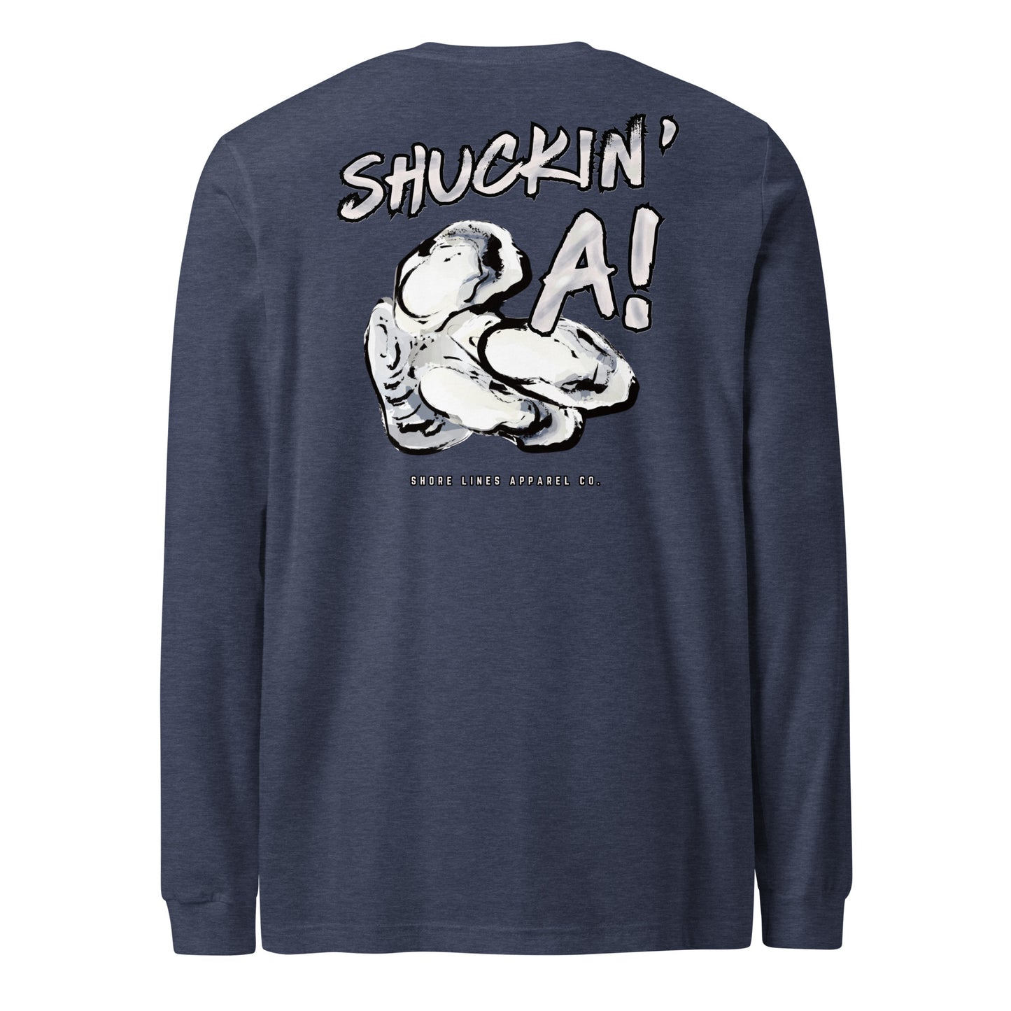 Shuckin A | Core LS-navy-Shore Lines Apparel Co.