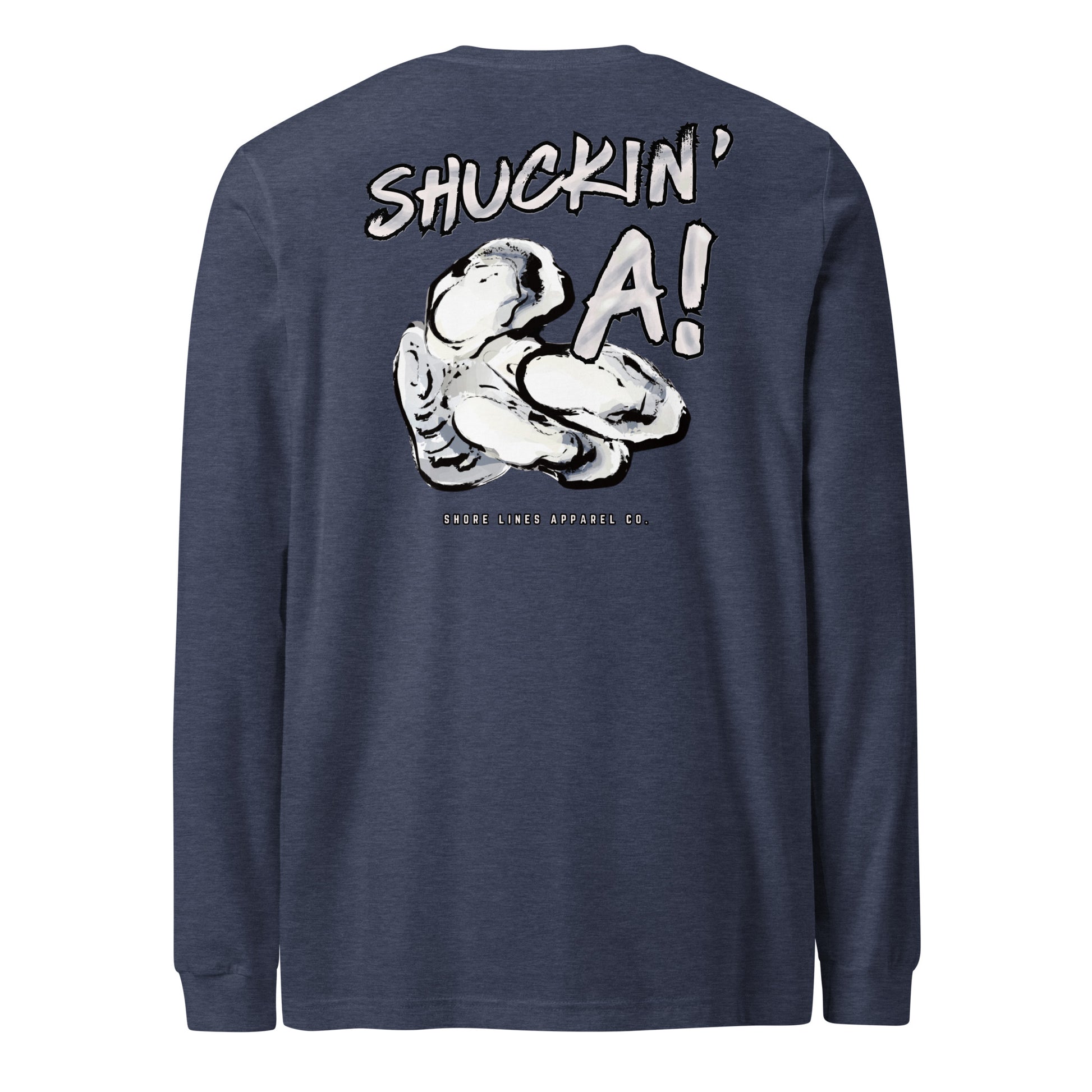 Shuckin A | Core LS-navy-Shore Lines Apparel Co.