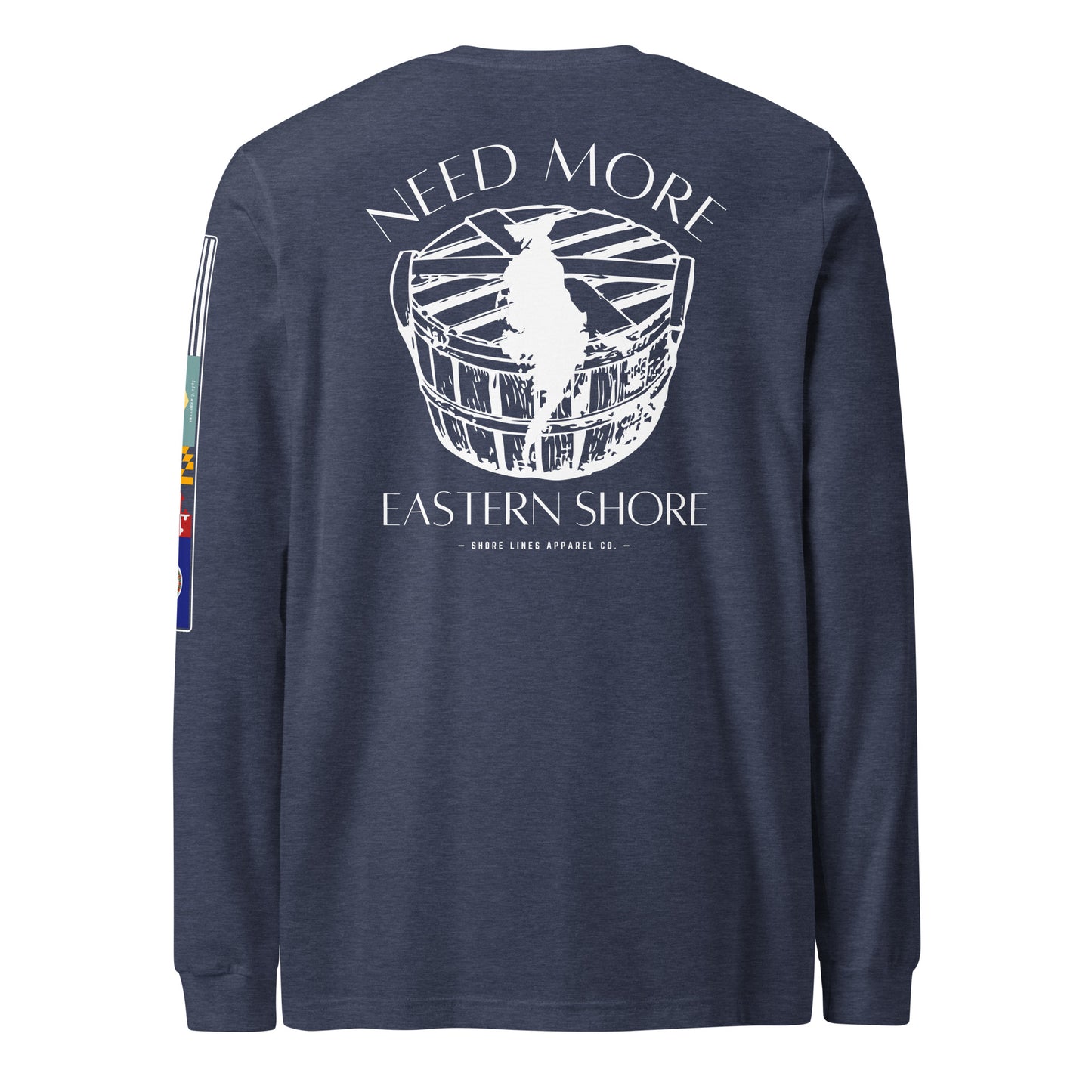 Need More Eastern Shore | LS P-heathernavy-Shore Lines Apparel Co.