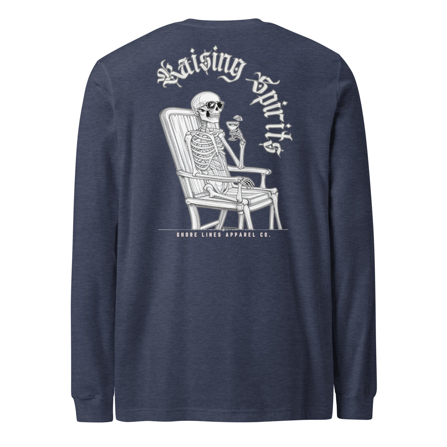 Raising Spirits | Core LS-navy-Shore Lines Apparel Co.