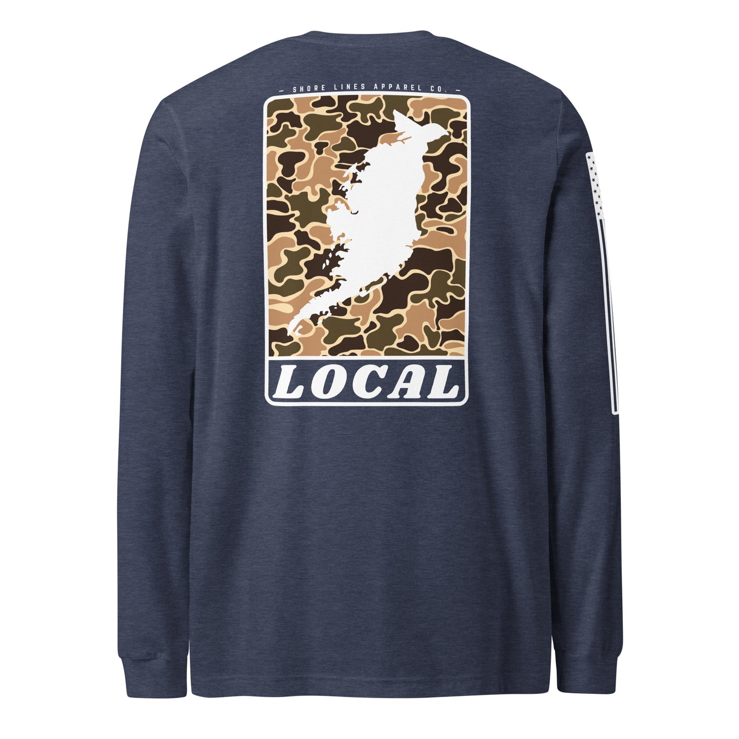LOCAL | Long Sleeve P-navy-Shore Lines Apparel Co.